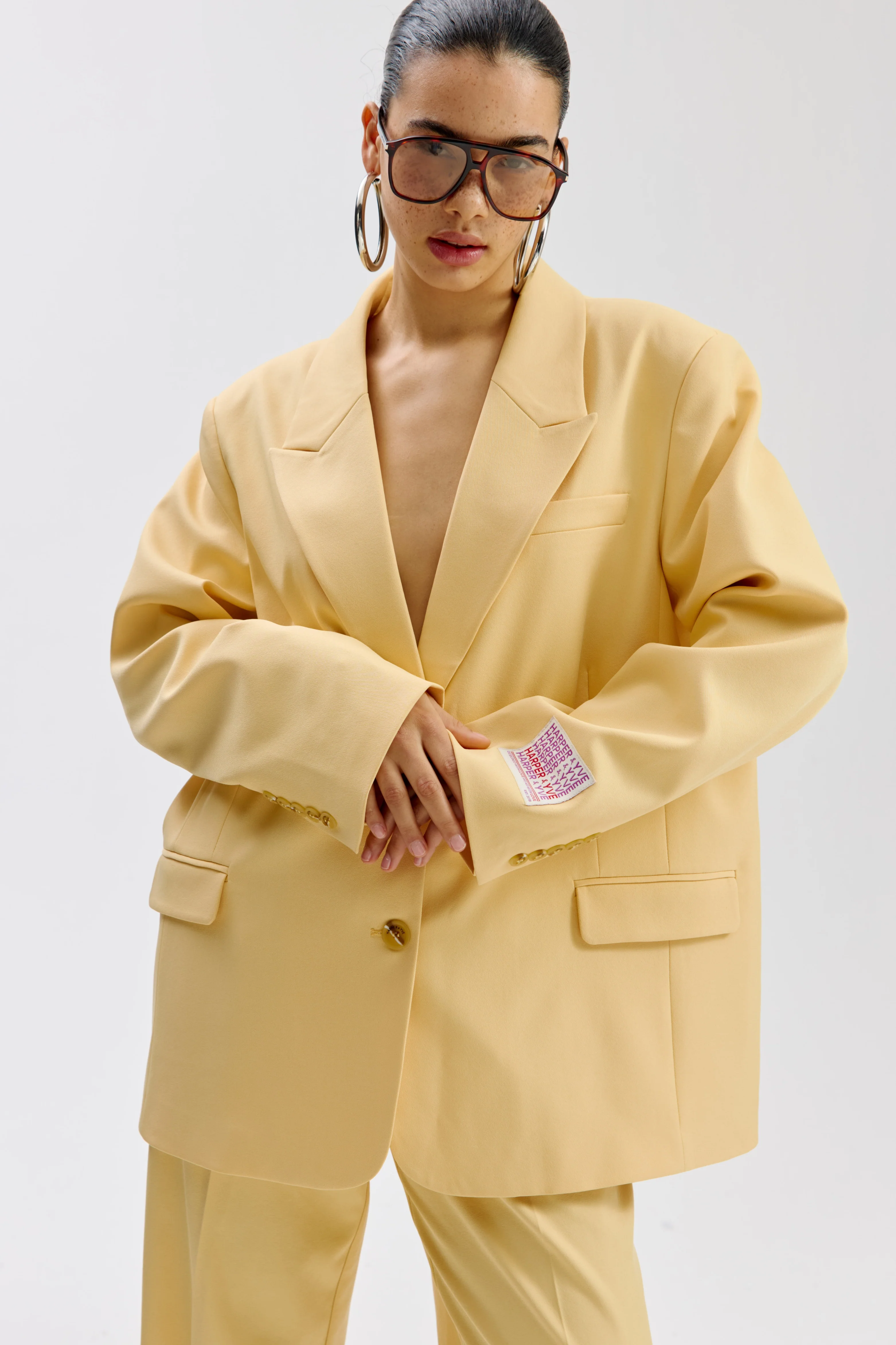 Blazer Anna Light Yellow SS6N222