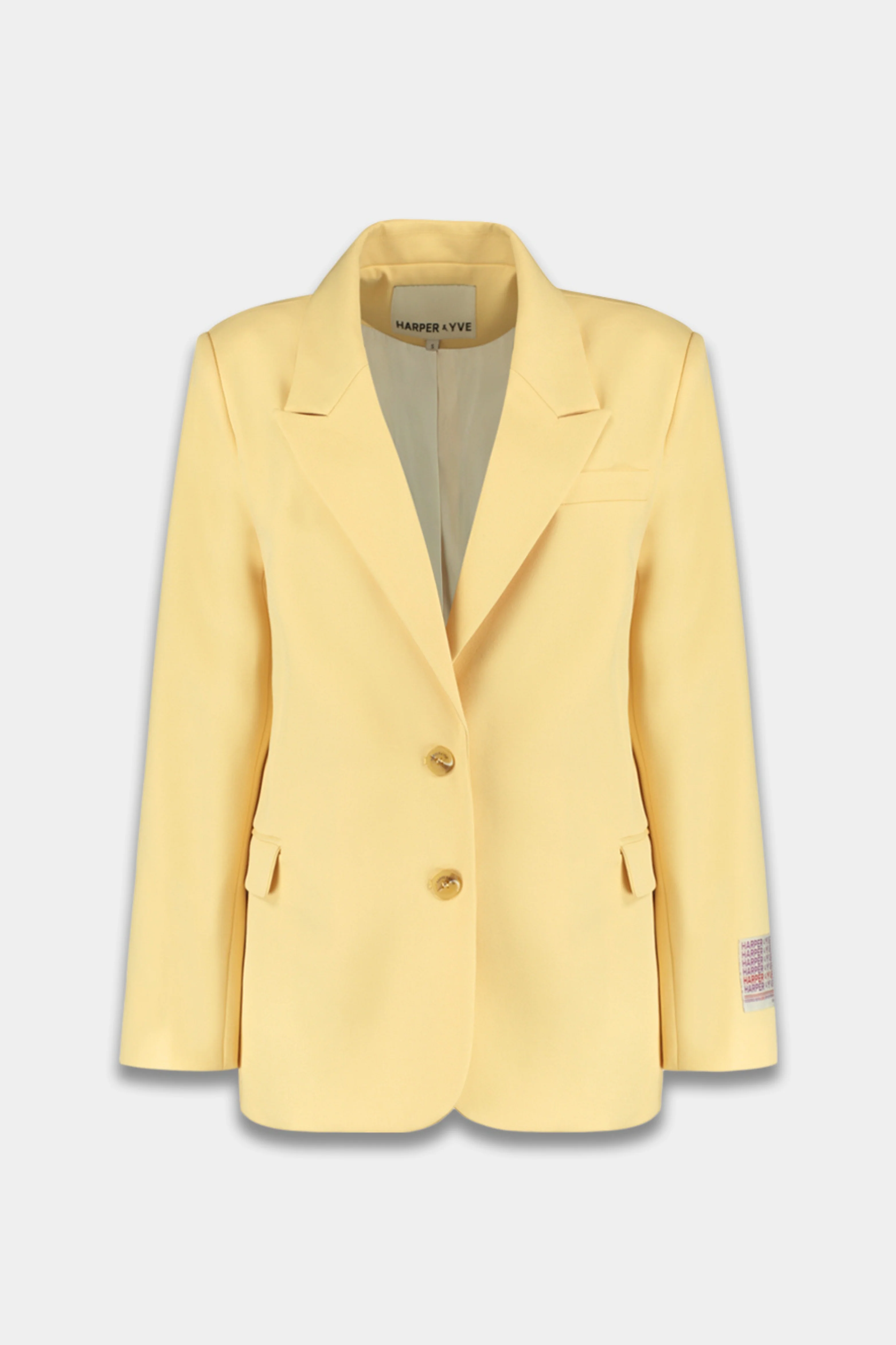 Blazer Anna Light Yellow SS6N222 - Image 2