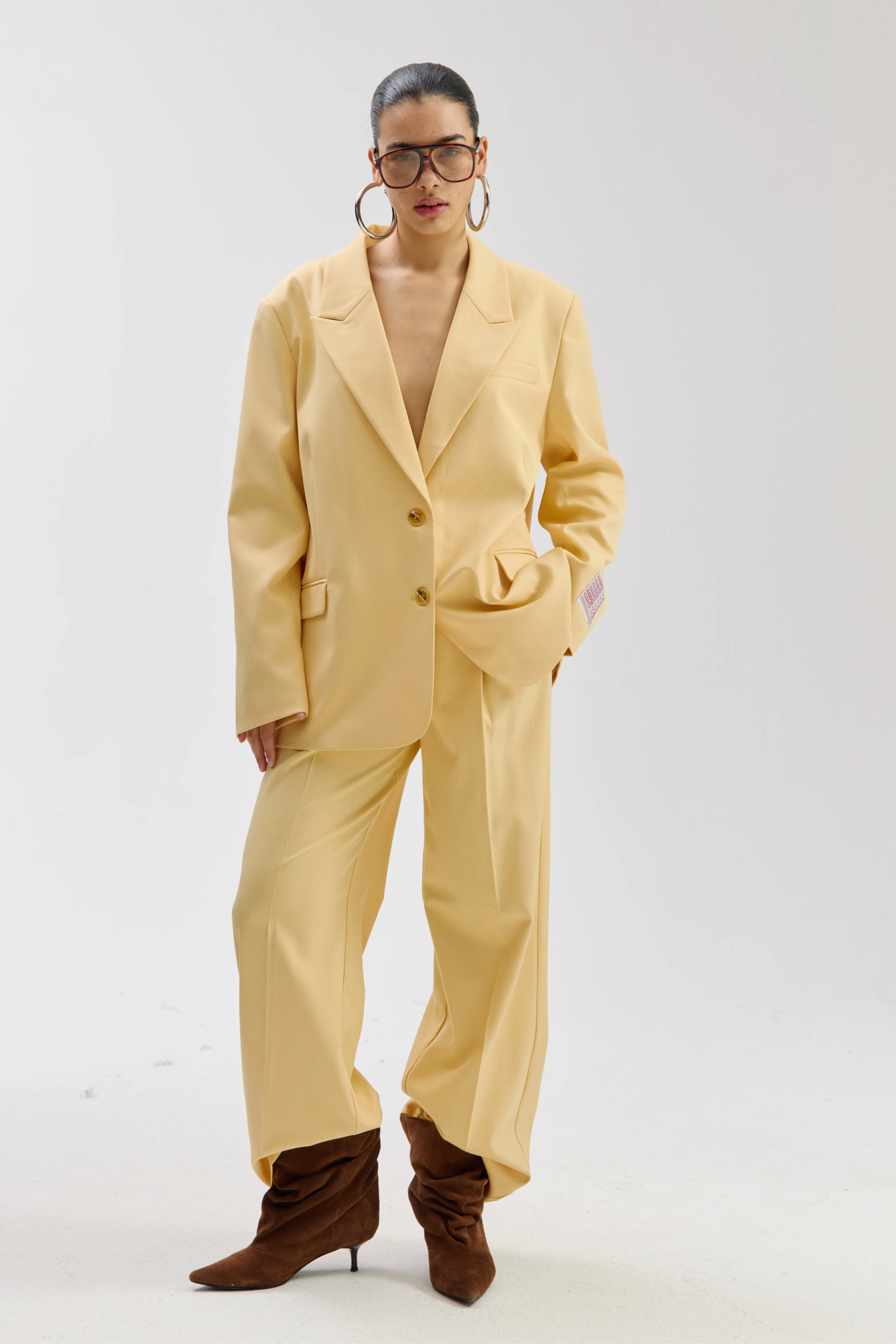 Blazer Anna Light Yellow SS6N222 - Image 7