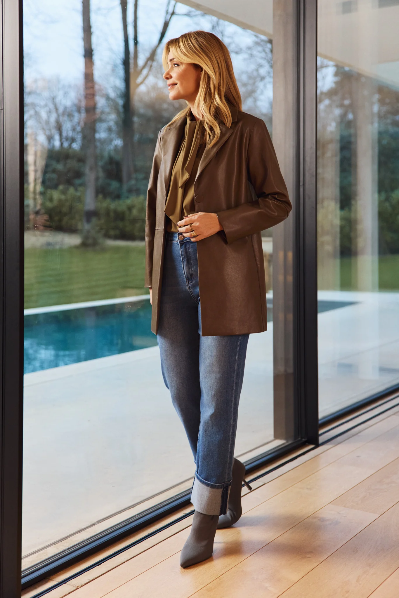 Blazer Charlize Olive Green - Image 3
