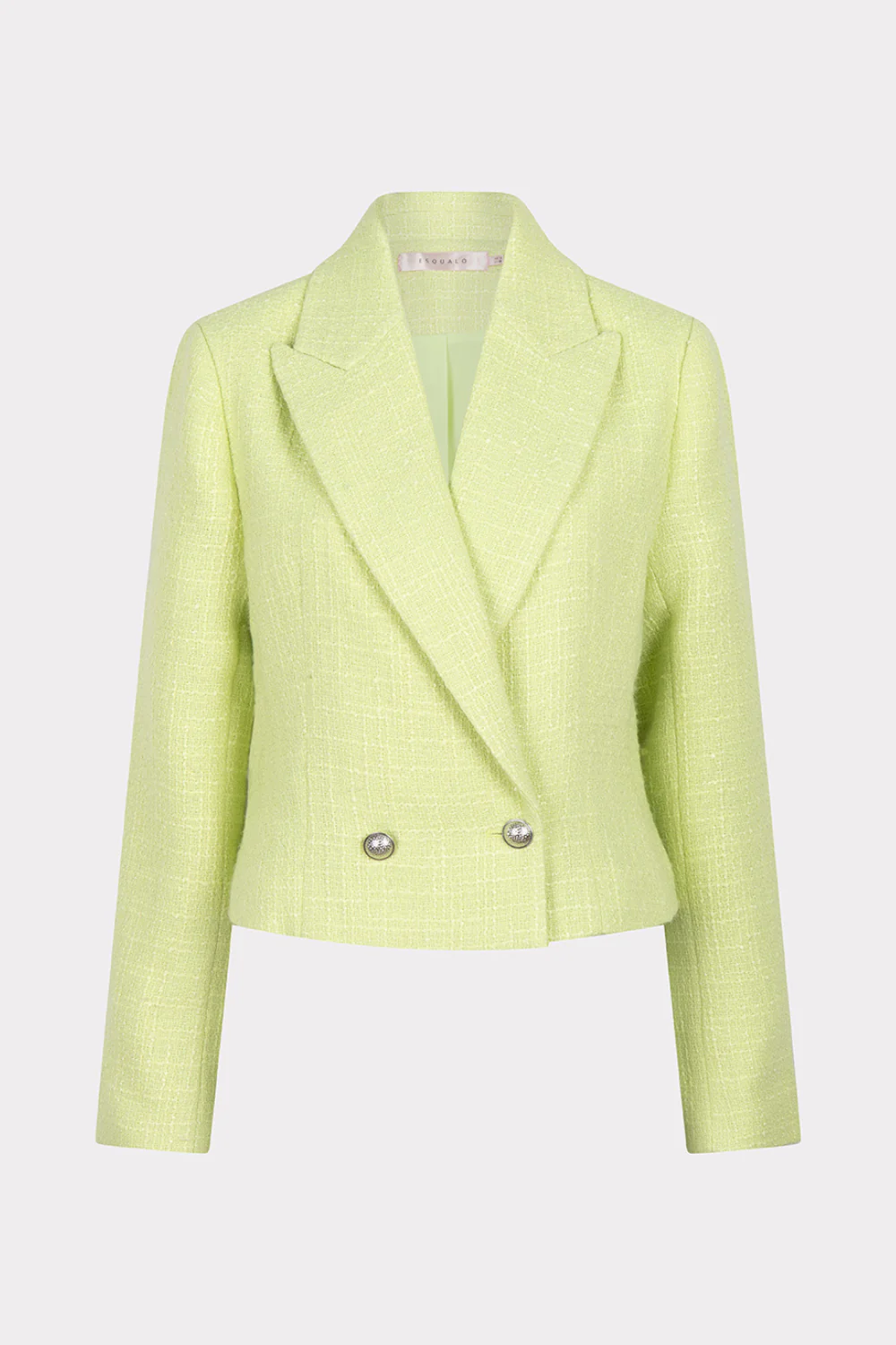Blazer Double Breasted Tweed Apple Green SP25.19012 - Image 2