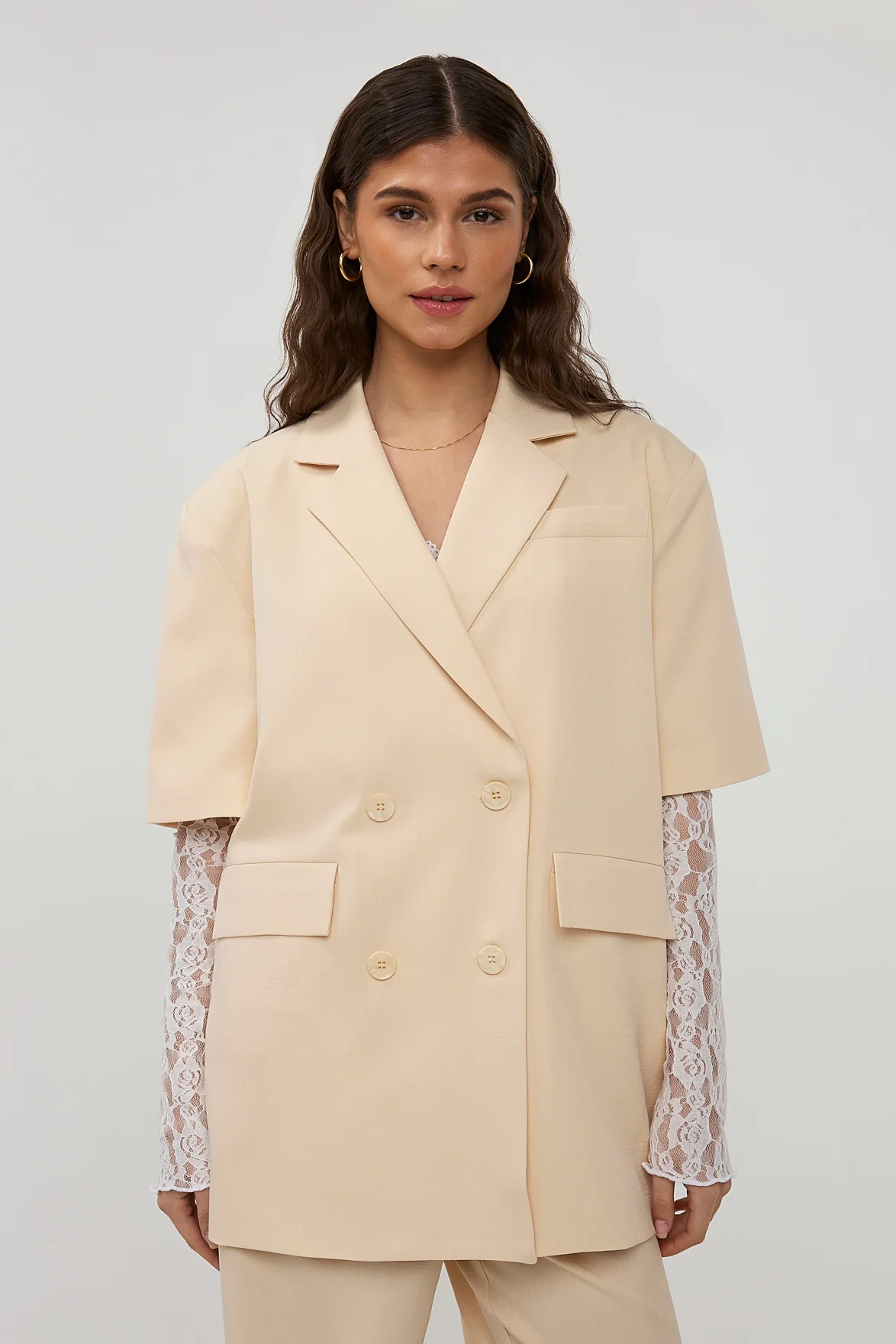 Blazer Fendi Beige - Image 4