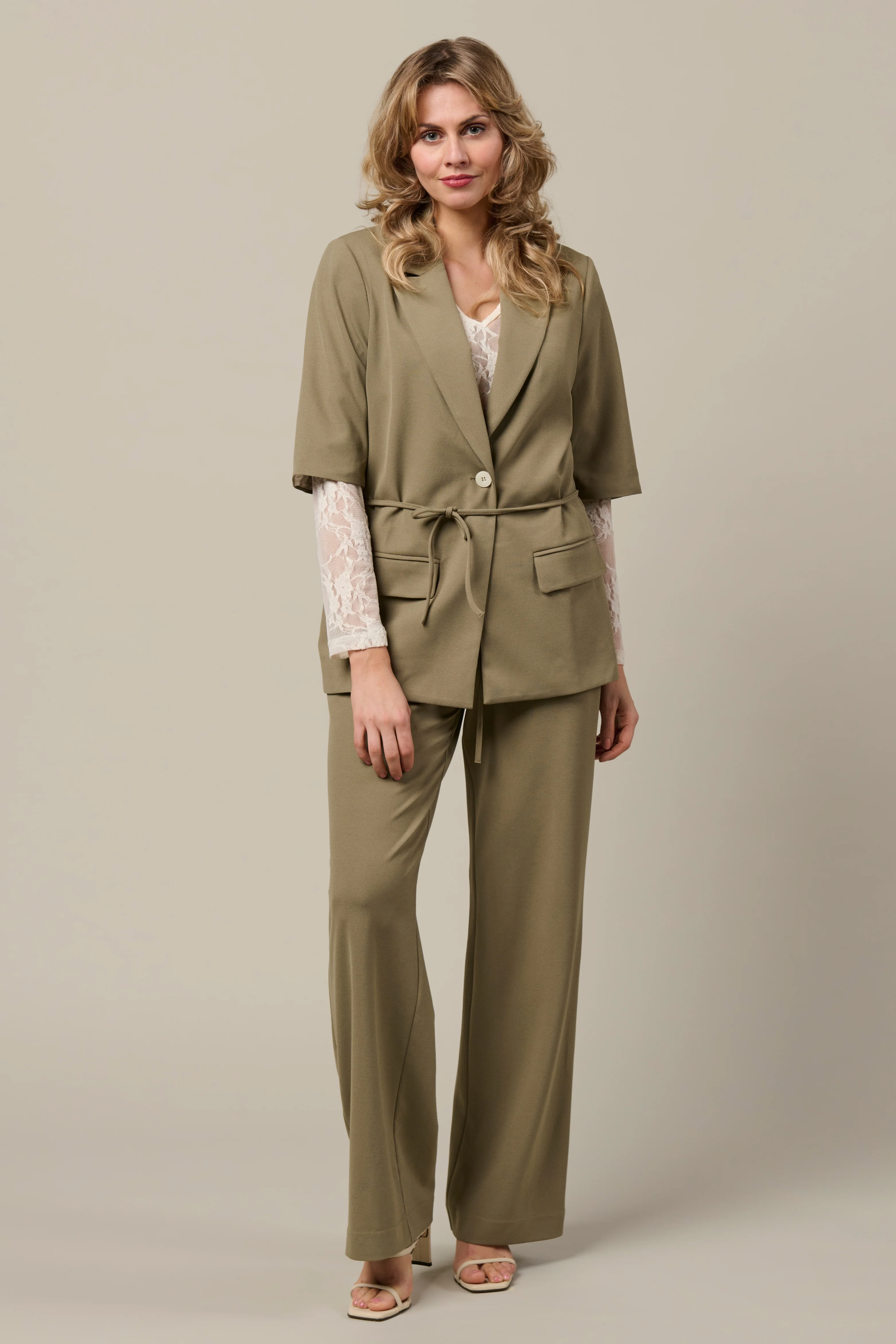 Blazer Gina Khaki BZ182 - Image 7