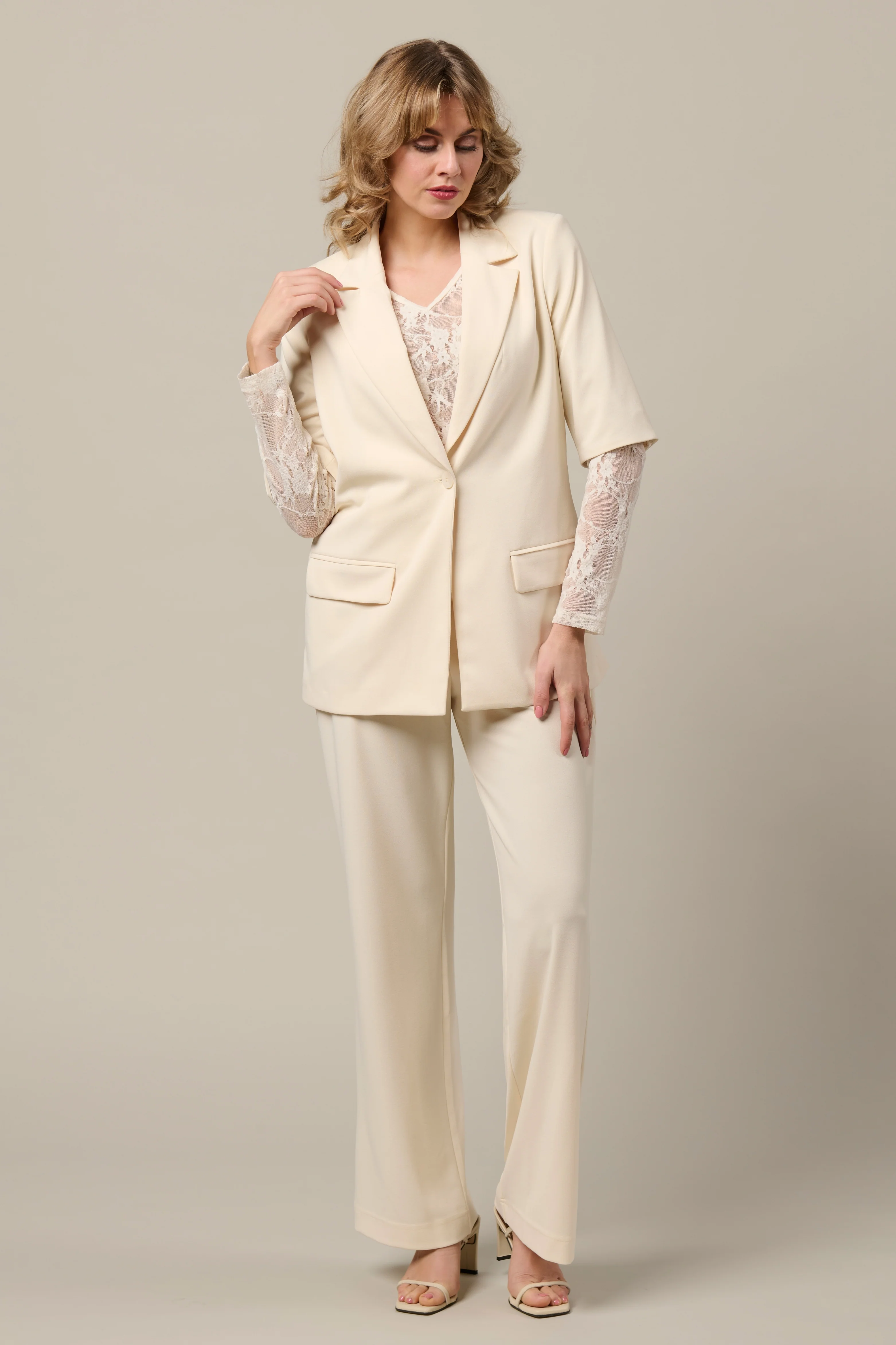 Blazer Gina Vanilla BZ182 - Image 7