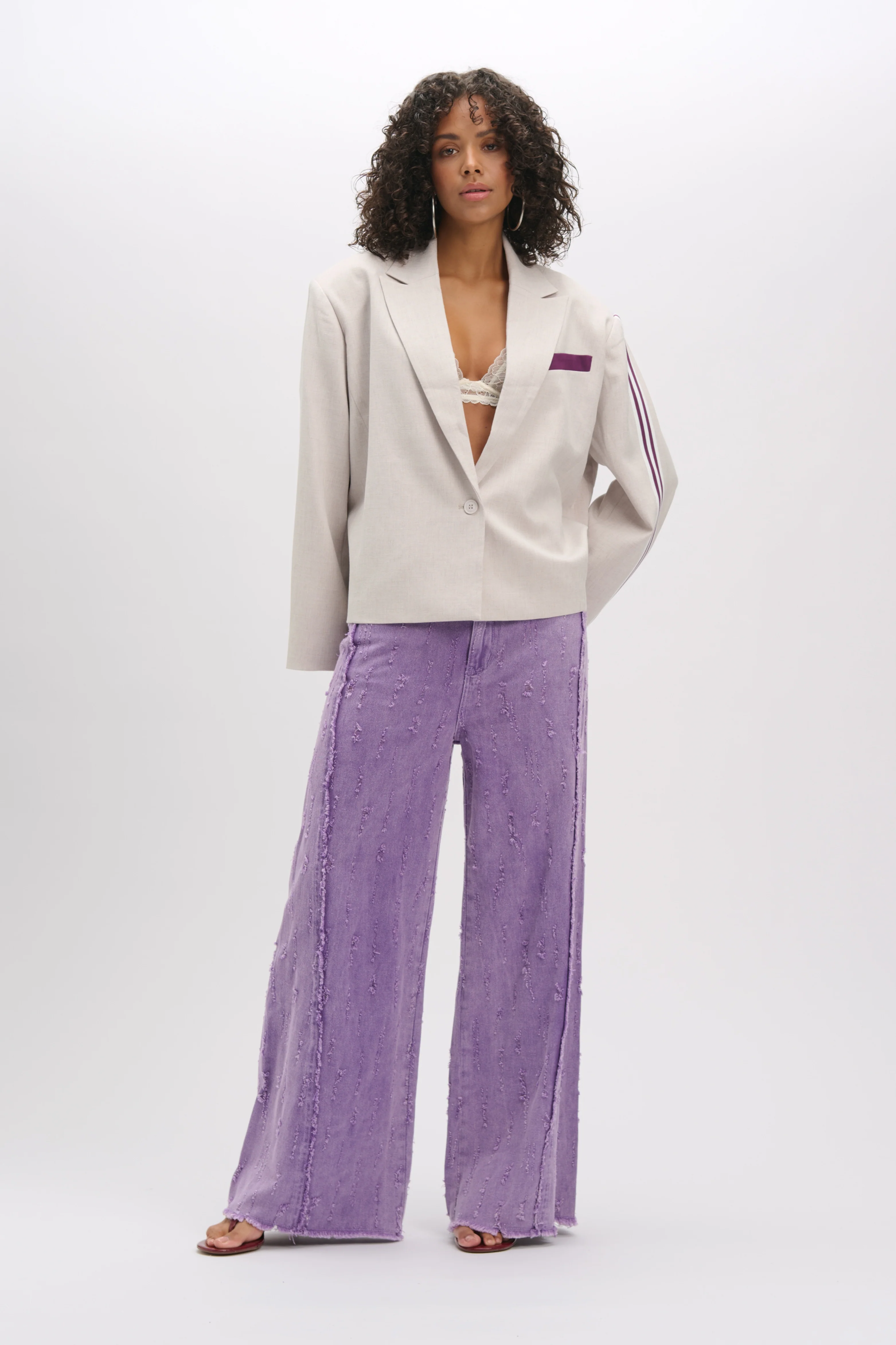 Blazer Jackie Creamy White R2602457891 - Image 5