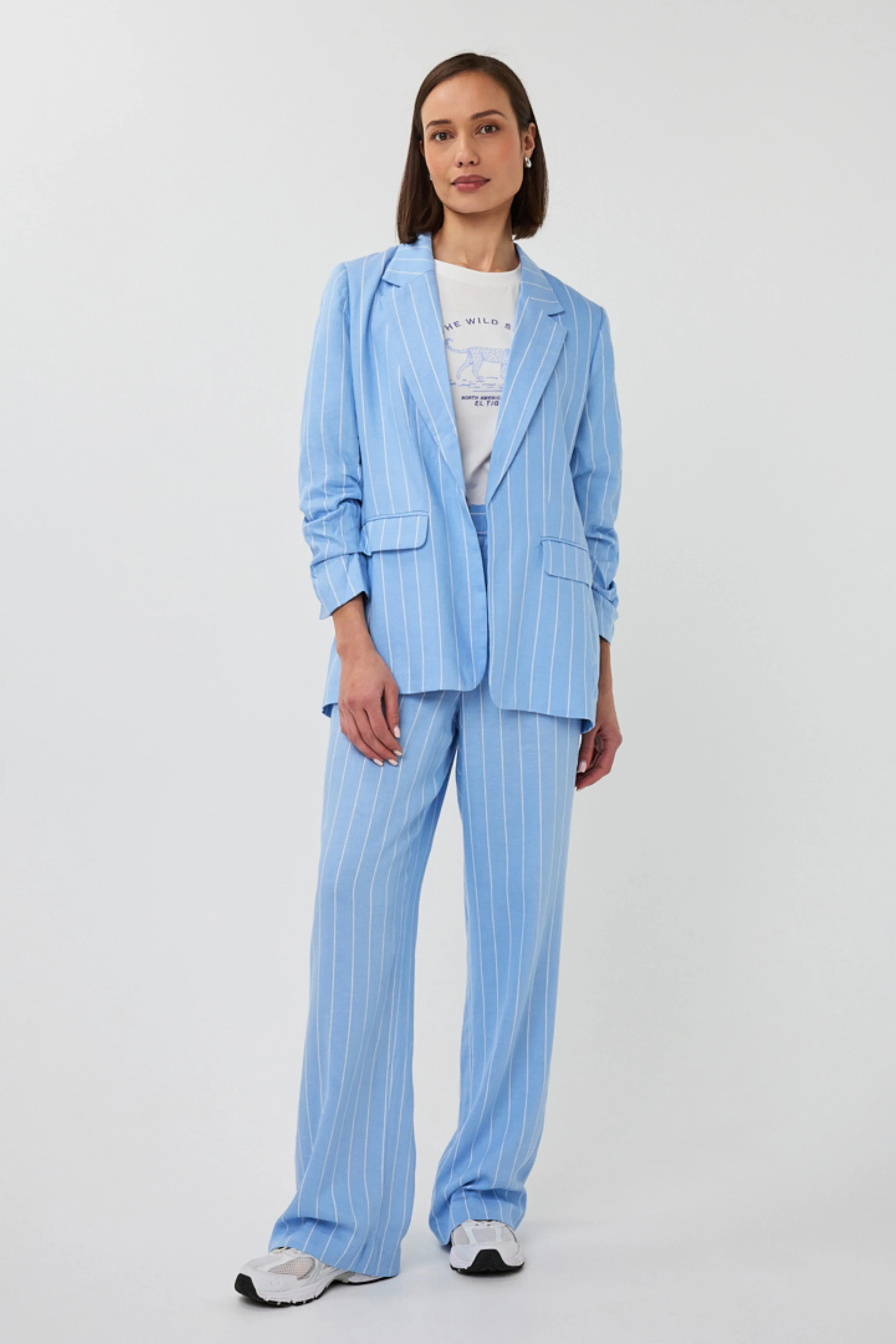 Broek Linen Pacific Blue SP26.17006 - Image 5