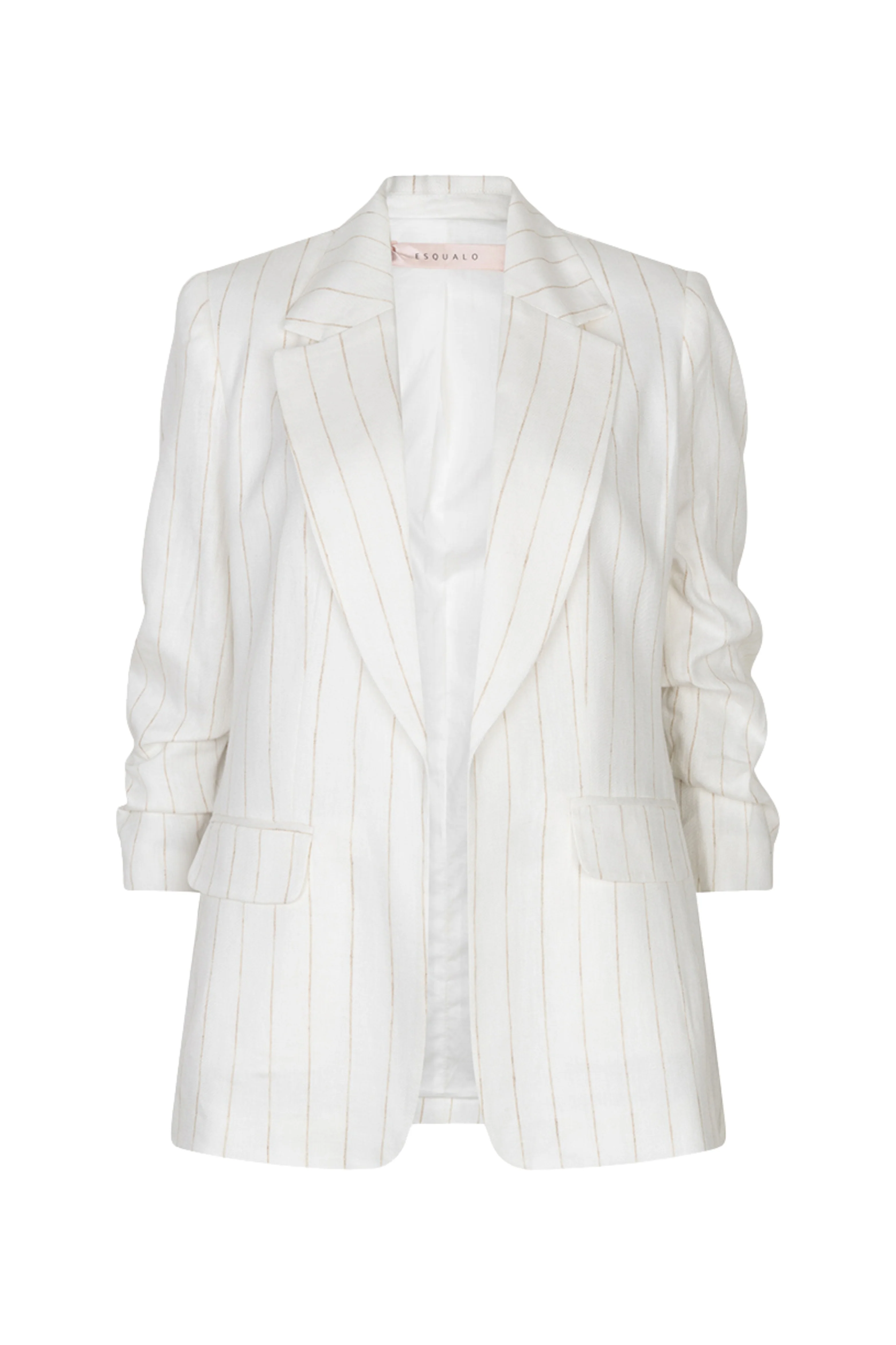 Blazer Linen Striped Offwhite Sand HS26.17200 - Image 6