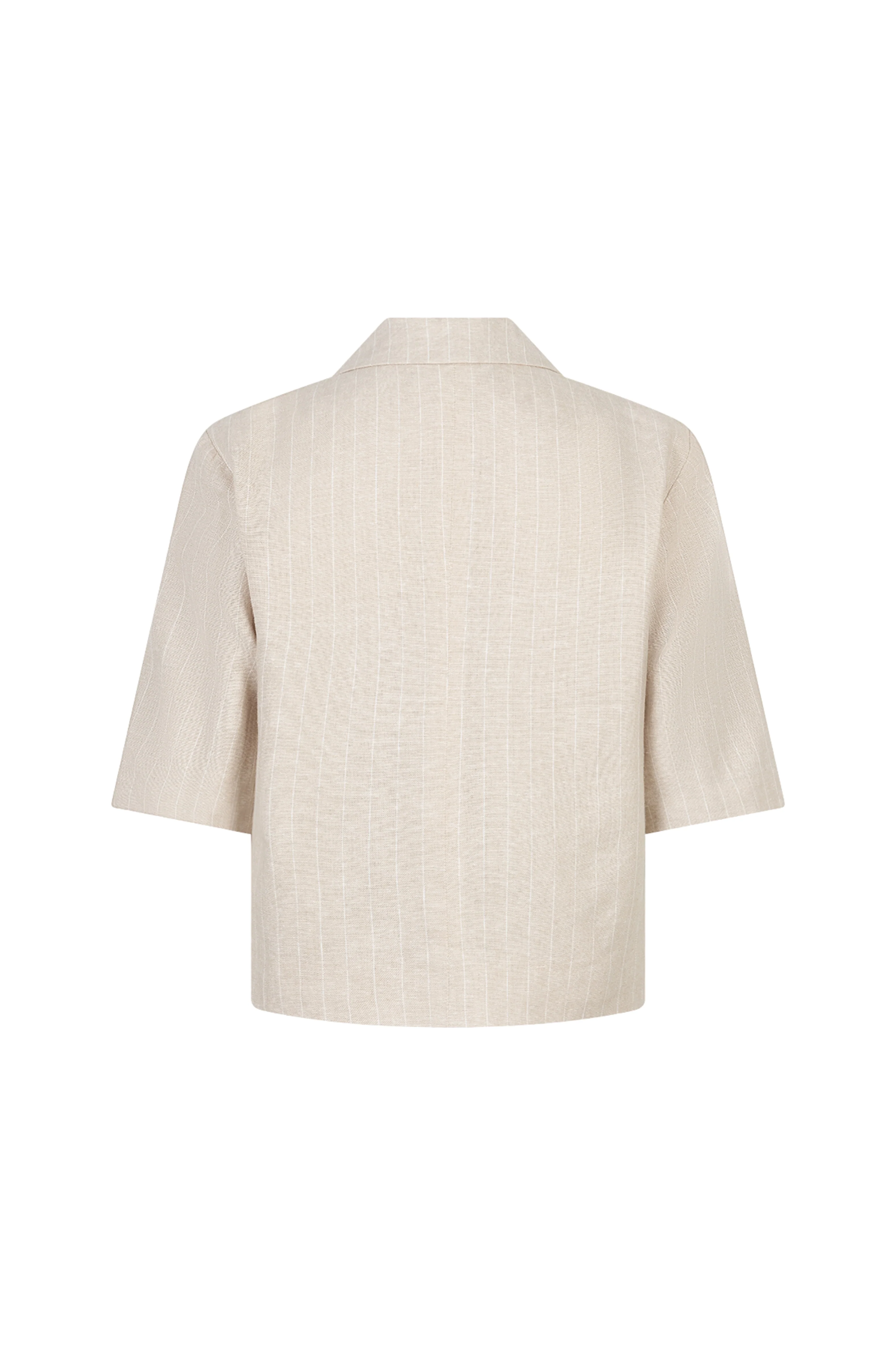 Blazer Linen Visco Pinstripe Pebble SRB4769 - Image 5