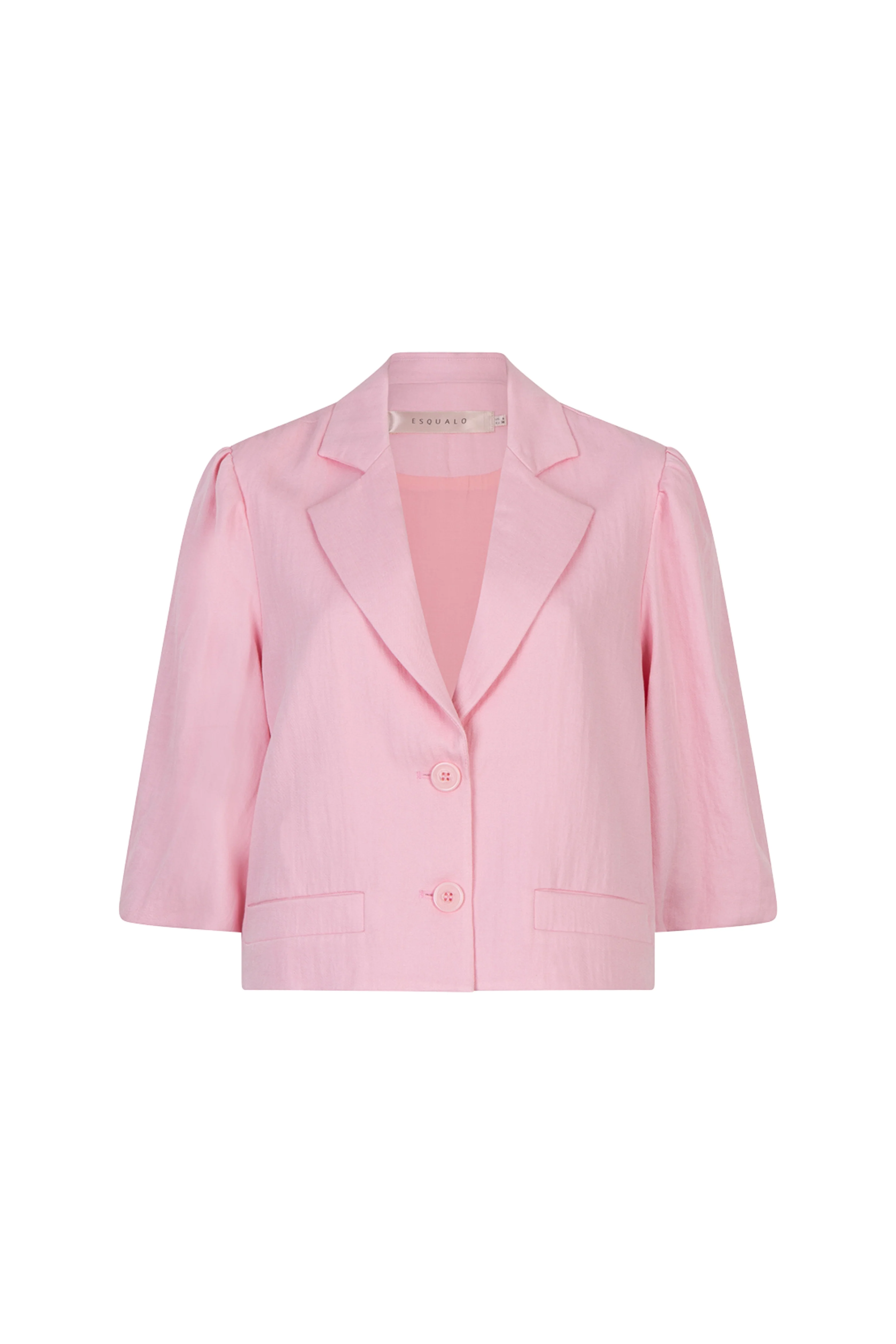 Blazer Twill Cropped Puff Sleeve Romance Rose SP26.10047 - Image 2