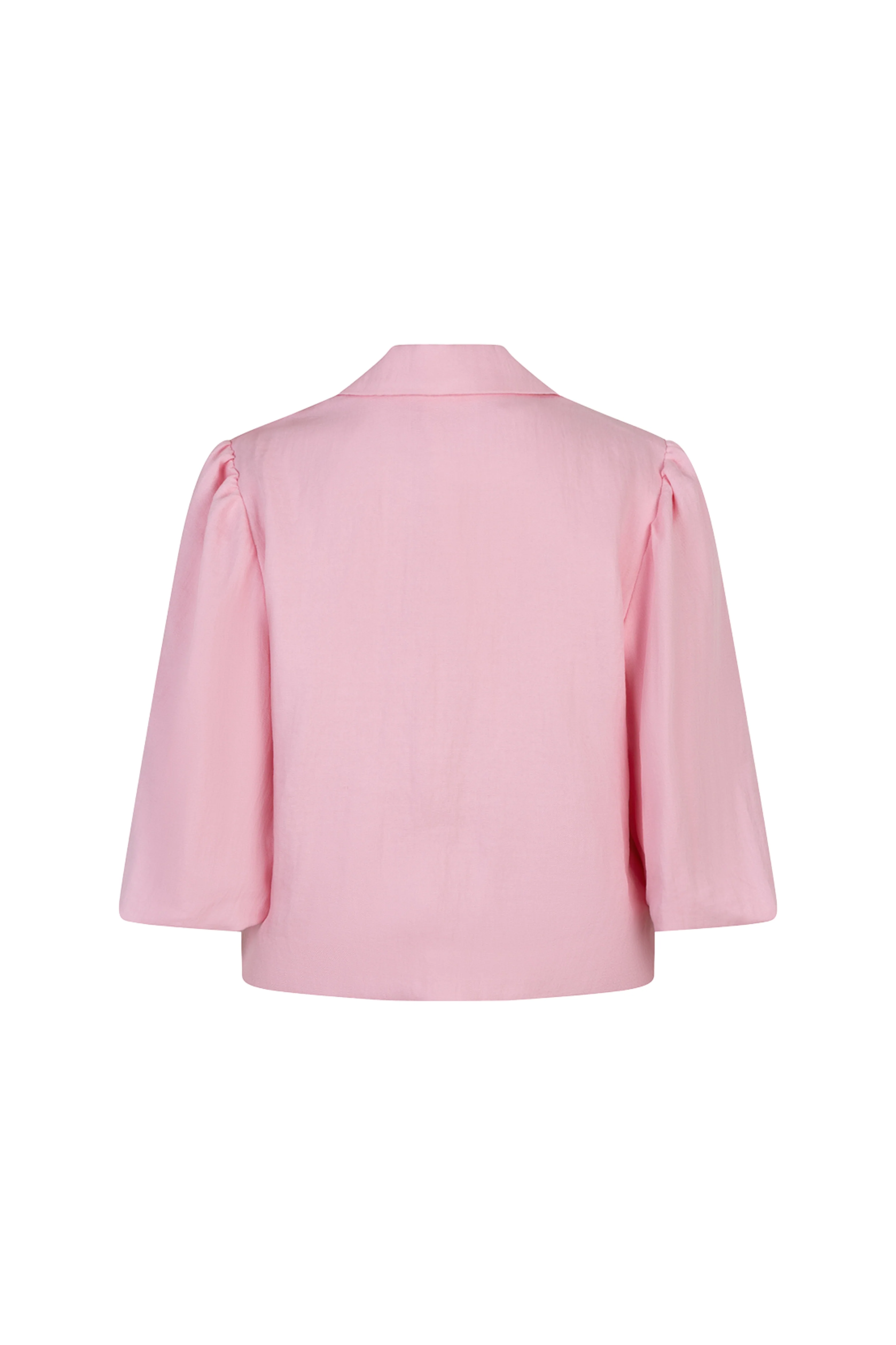 Blazer Twill Cropped Puff Sleeve Romance Rose SP26.10047 - Image 4