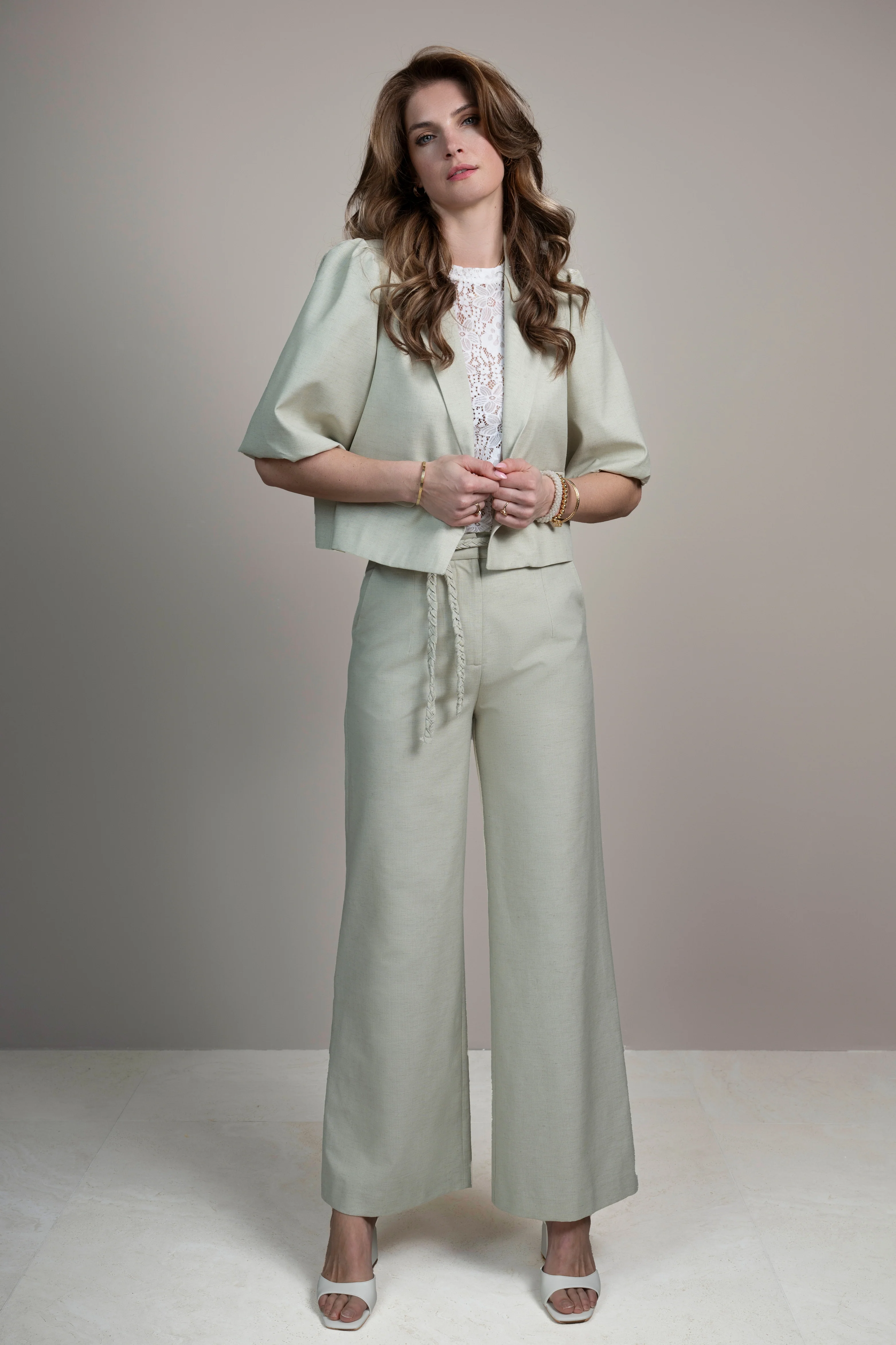 Blazer Yara Sage Linnen - Image 3