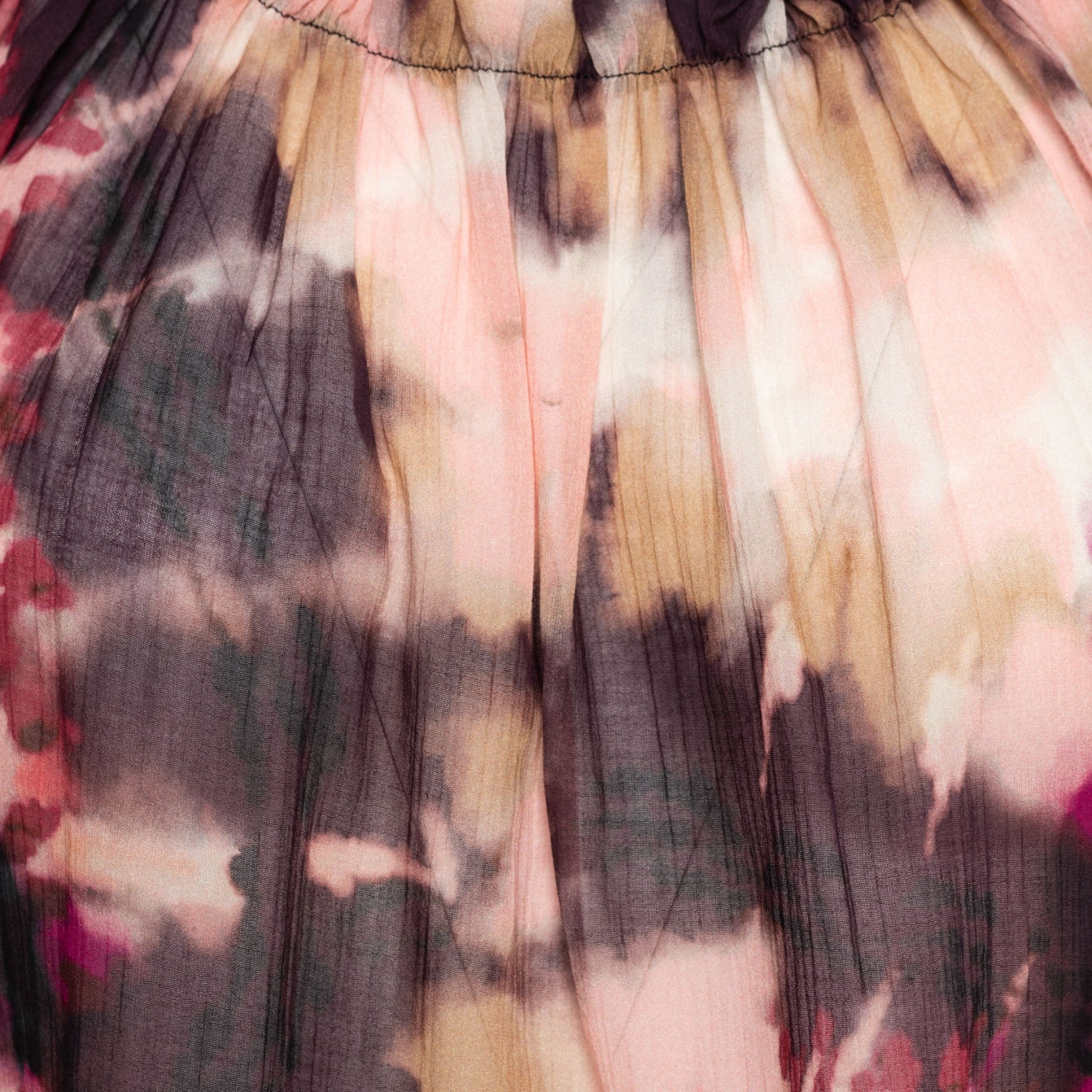 Blouse Acha Tie-Dye Soft Pink Multi BL373 - Image 5