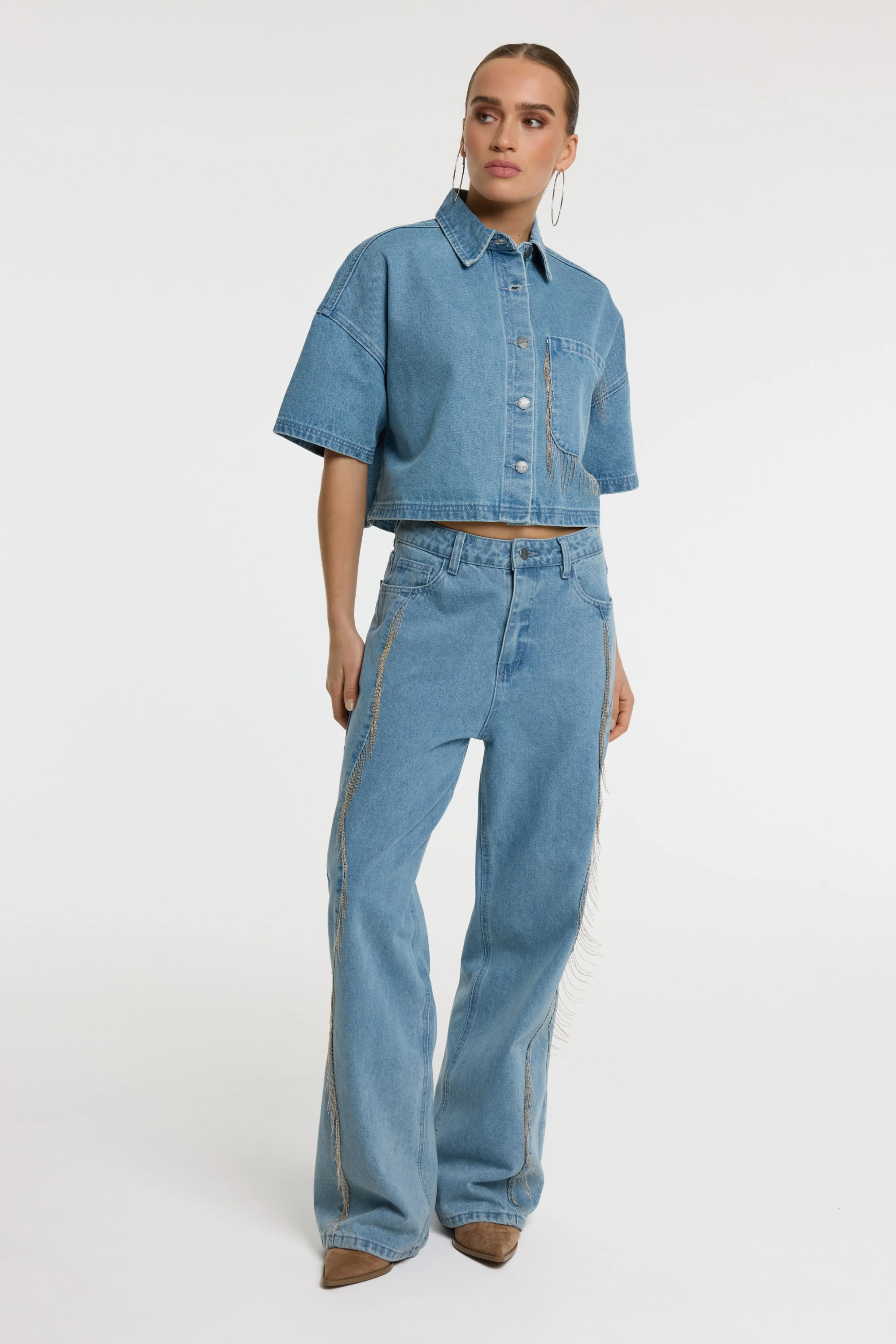Blouse Adeline Light Blue R2603971930 - Image 5