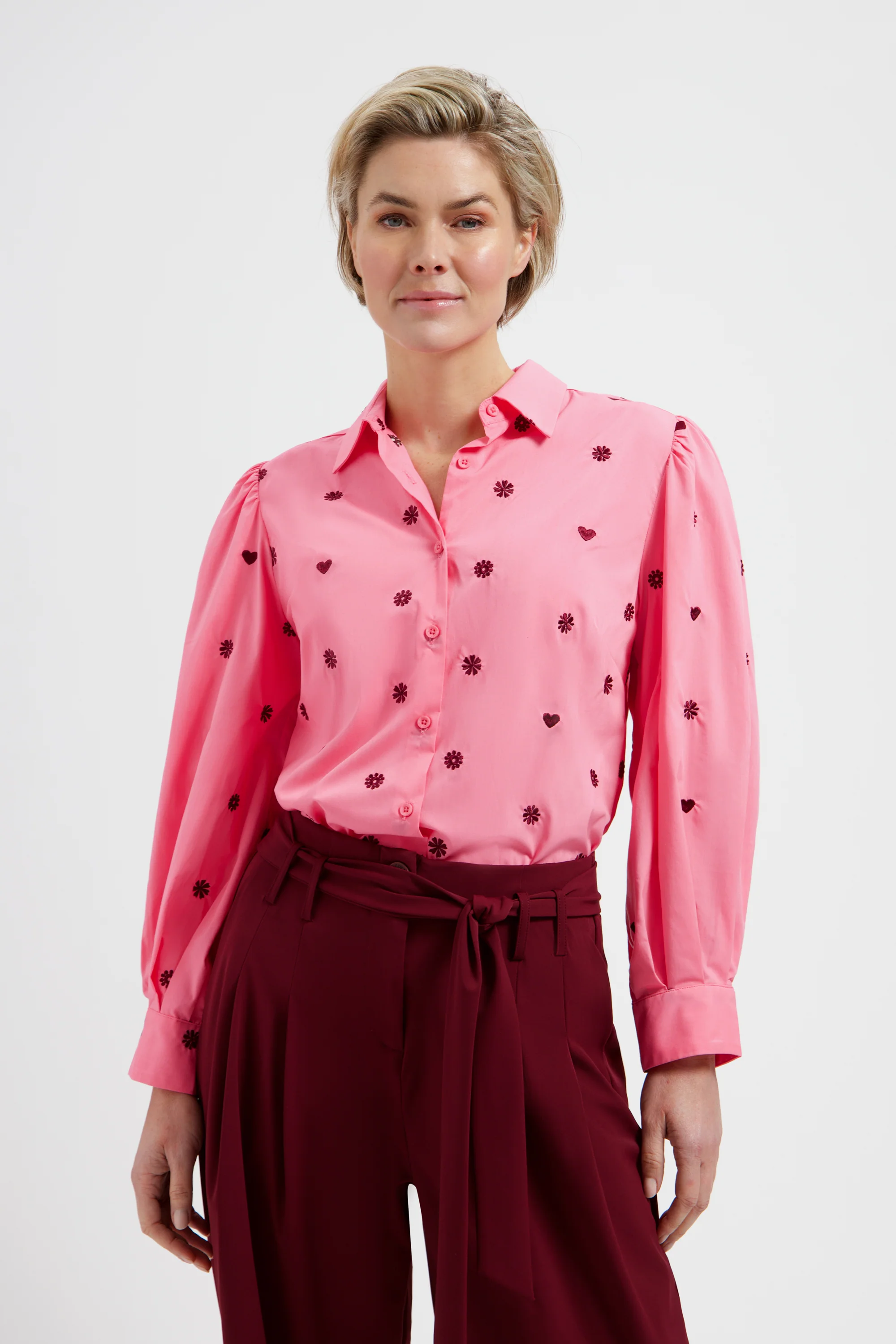 Blouse Andrea Bubblegum L30-701-3049 - Image 2