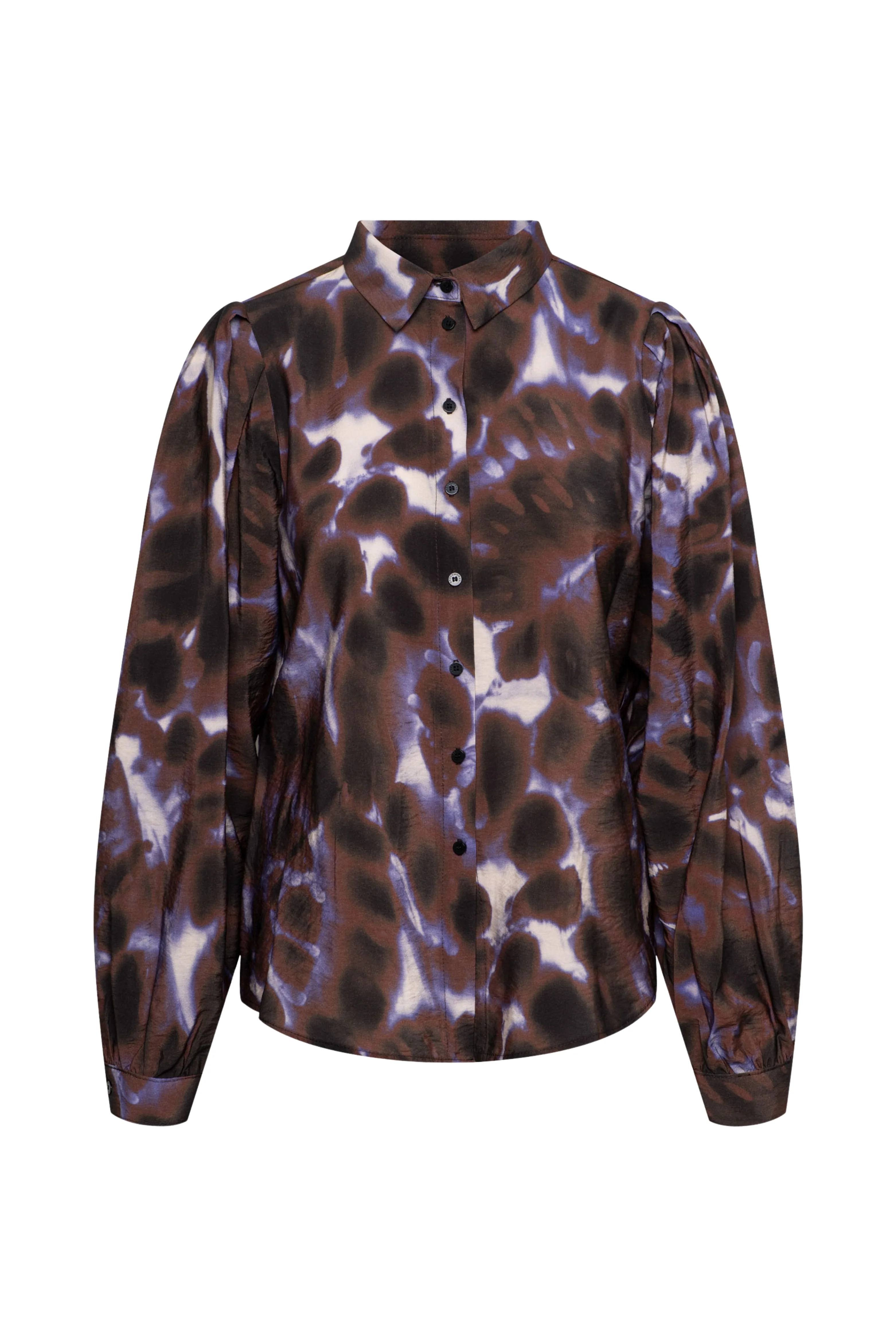 Blouse Avin Purple Tie-Dye Iris Multi BL386 - Image 2