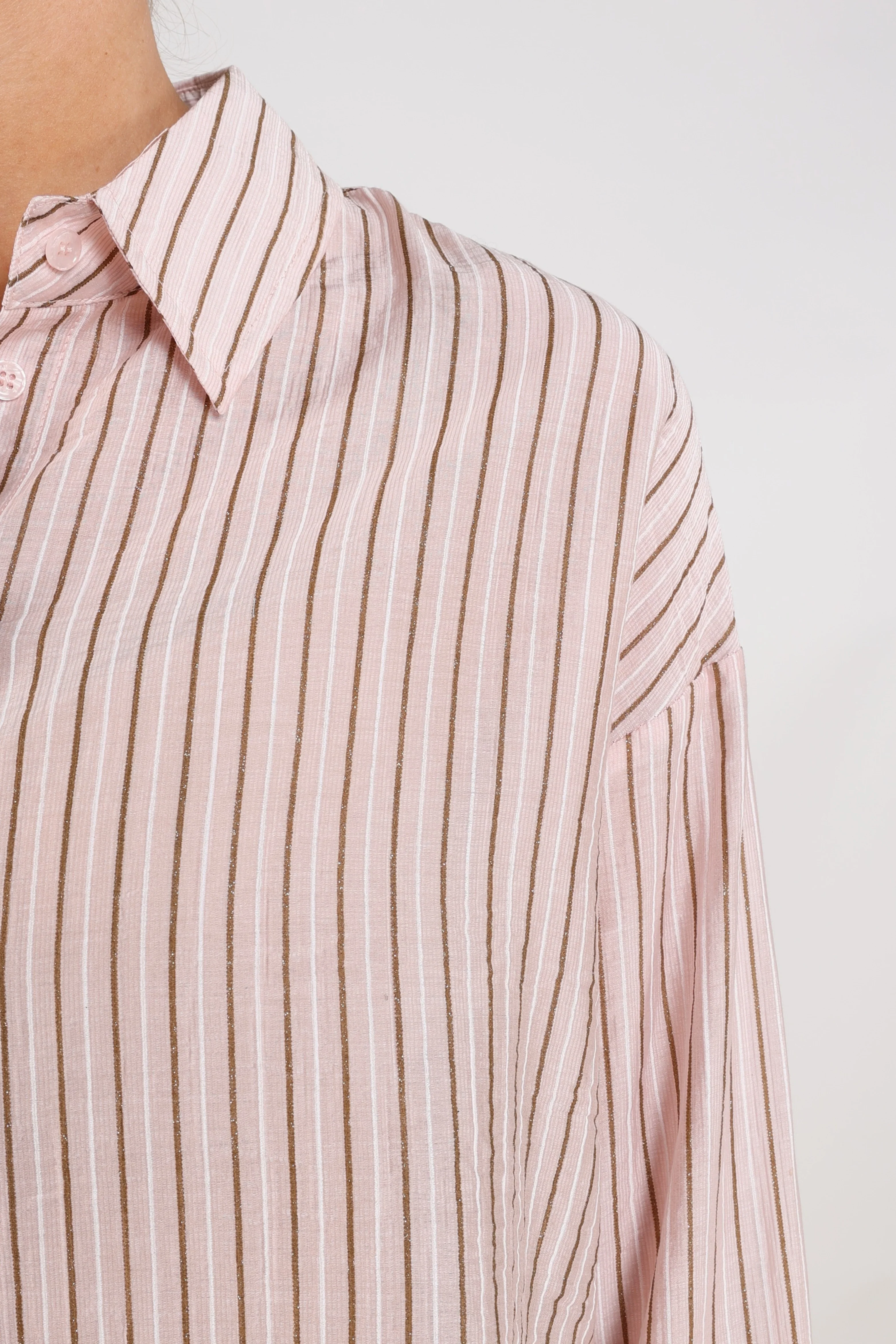 Blouse Bailey Stripe Blush NKS02165 - Image 6