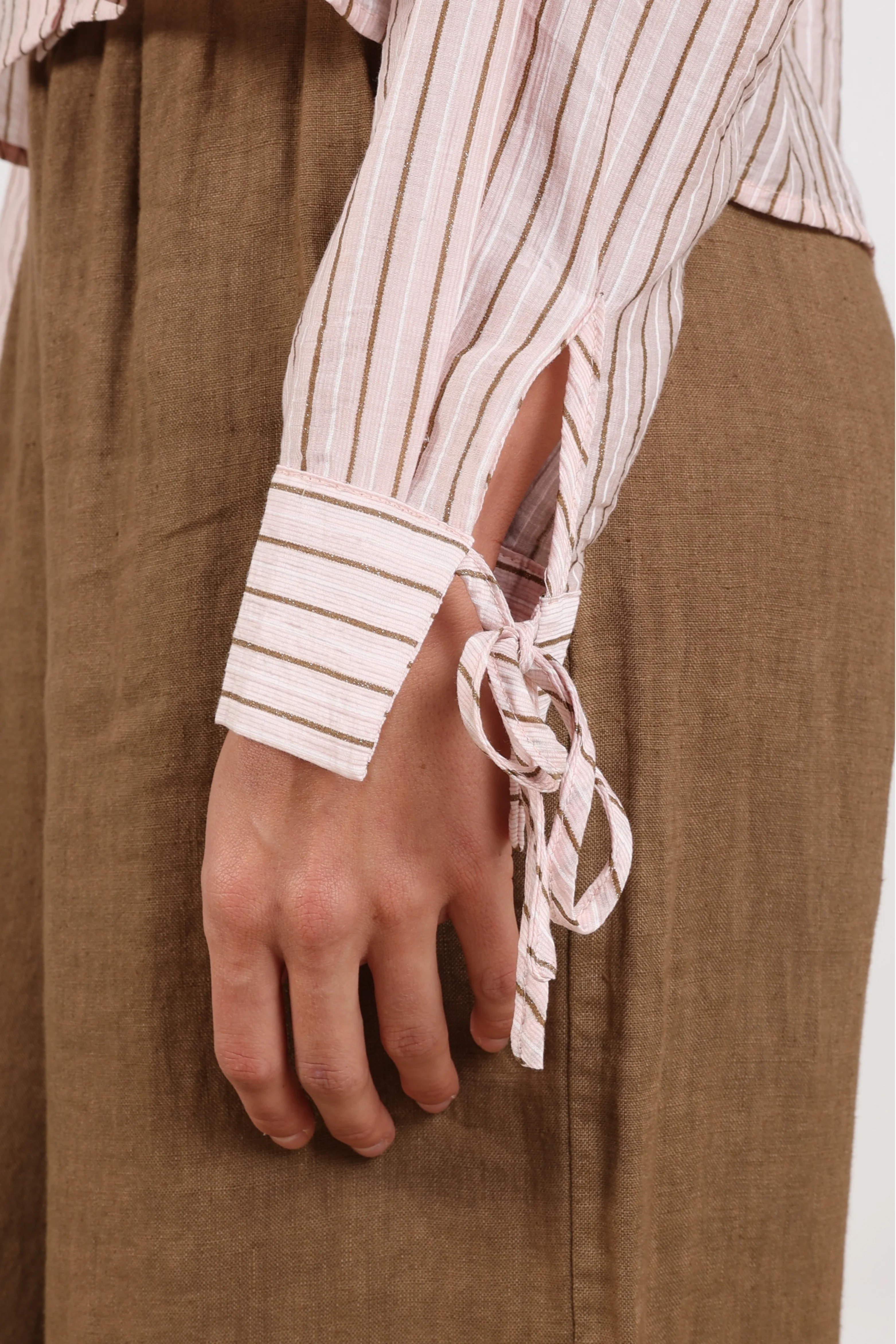 Blouse Bailey Stripe Blush NKS02165 - Image 7