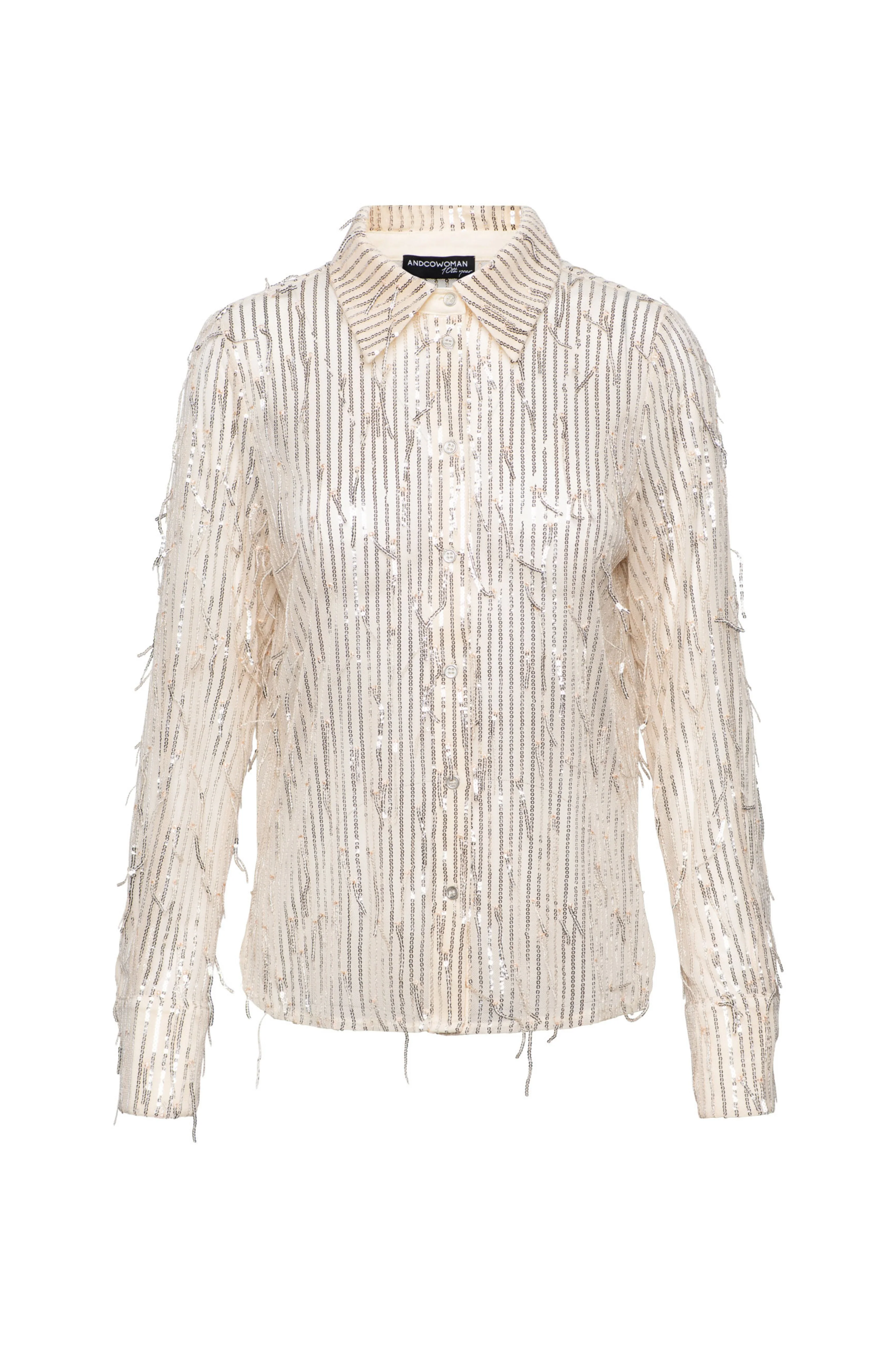 Blouse Barcelona Cream BL381 - Image 2