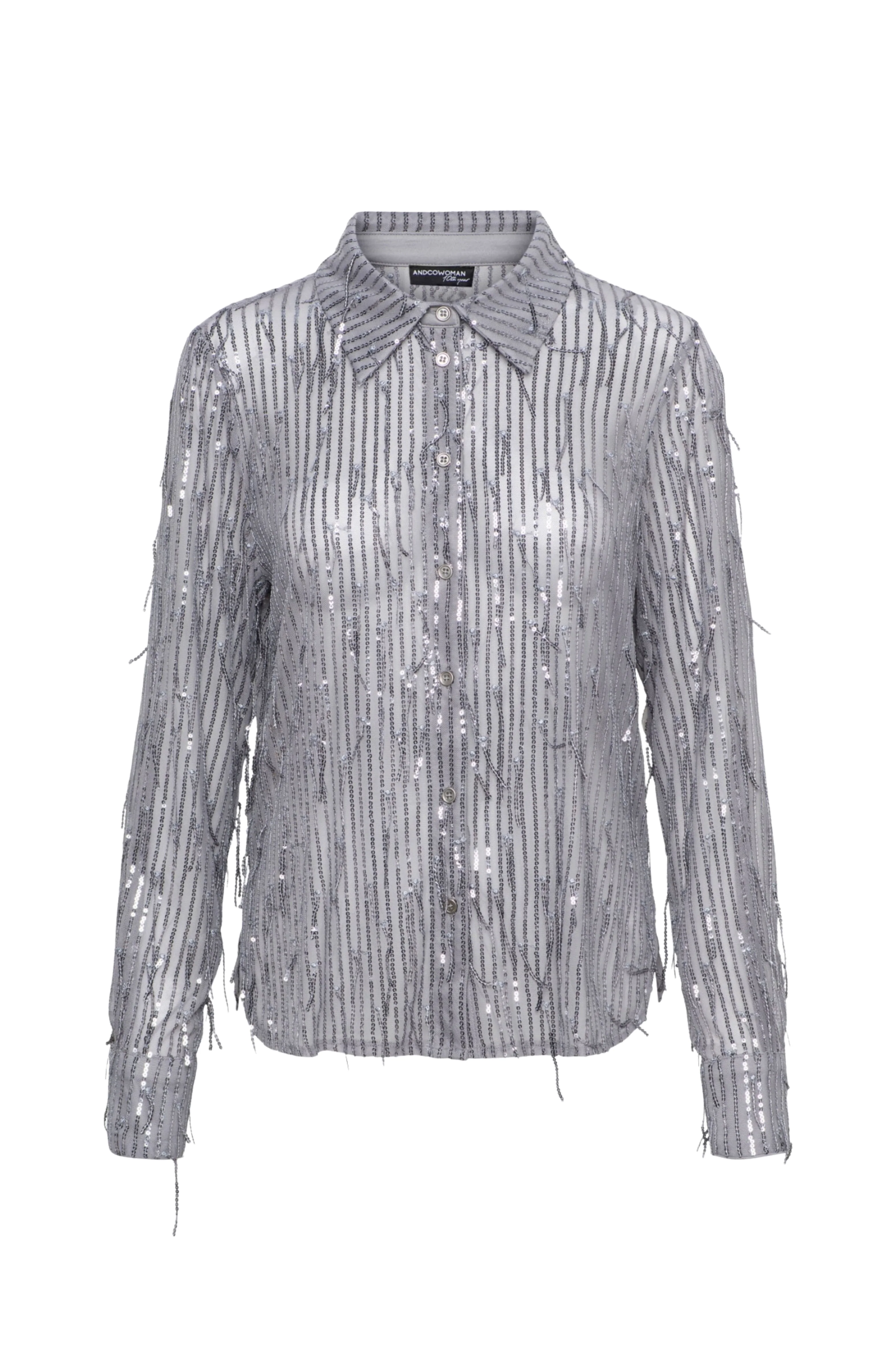 Blouse Barcelona Silver BL381 - Image 3