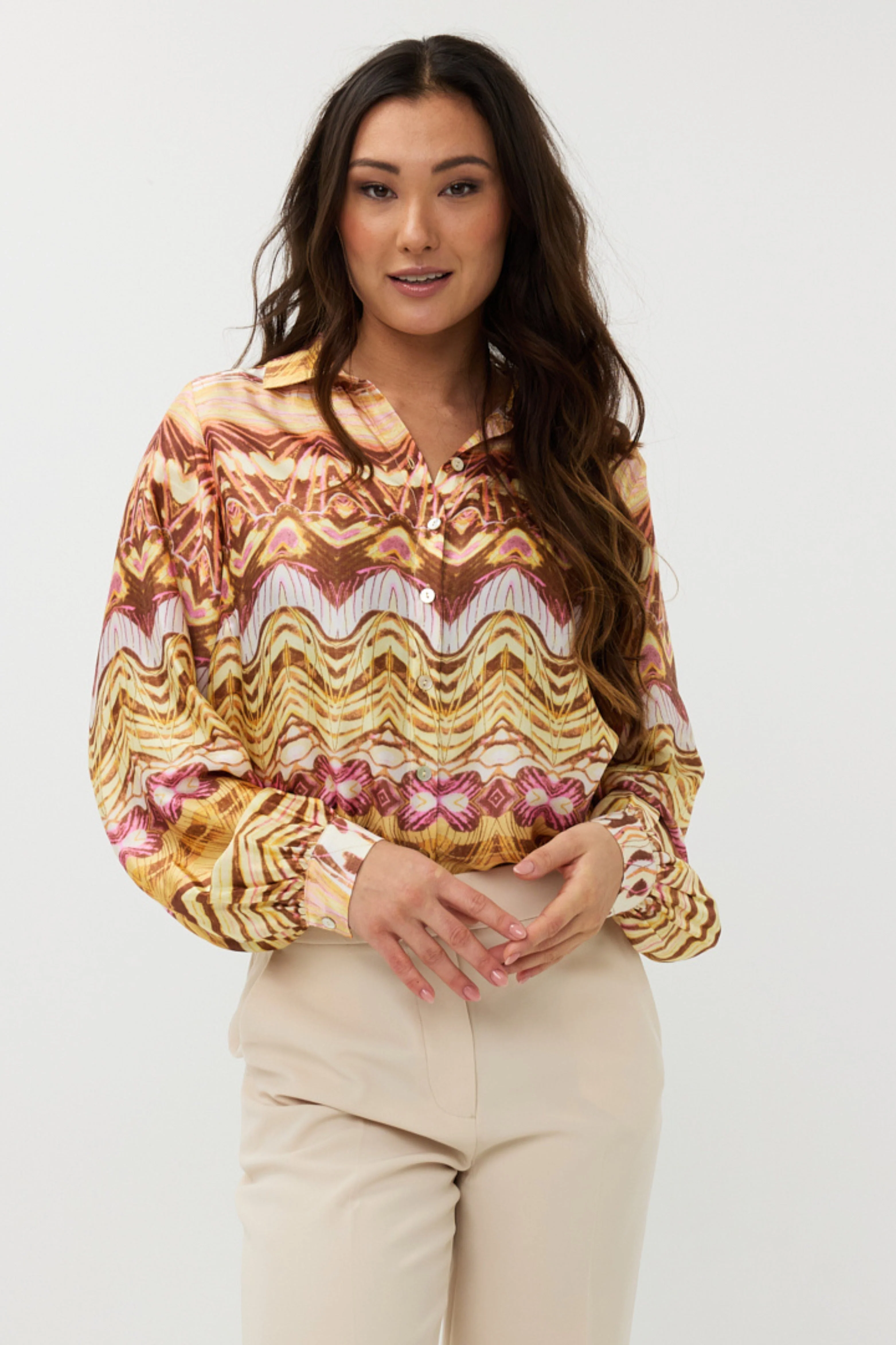 Blouse Basic Dreamstory Print SP25.05012 - Image 4
