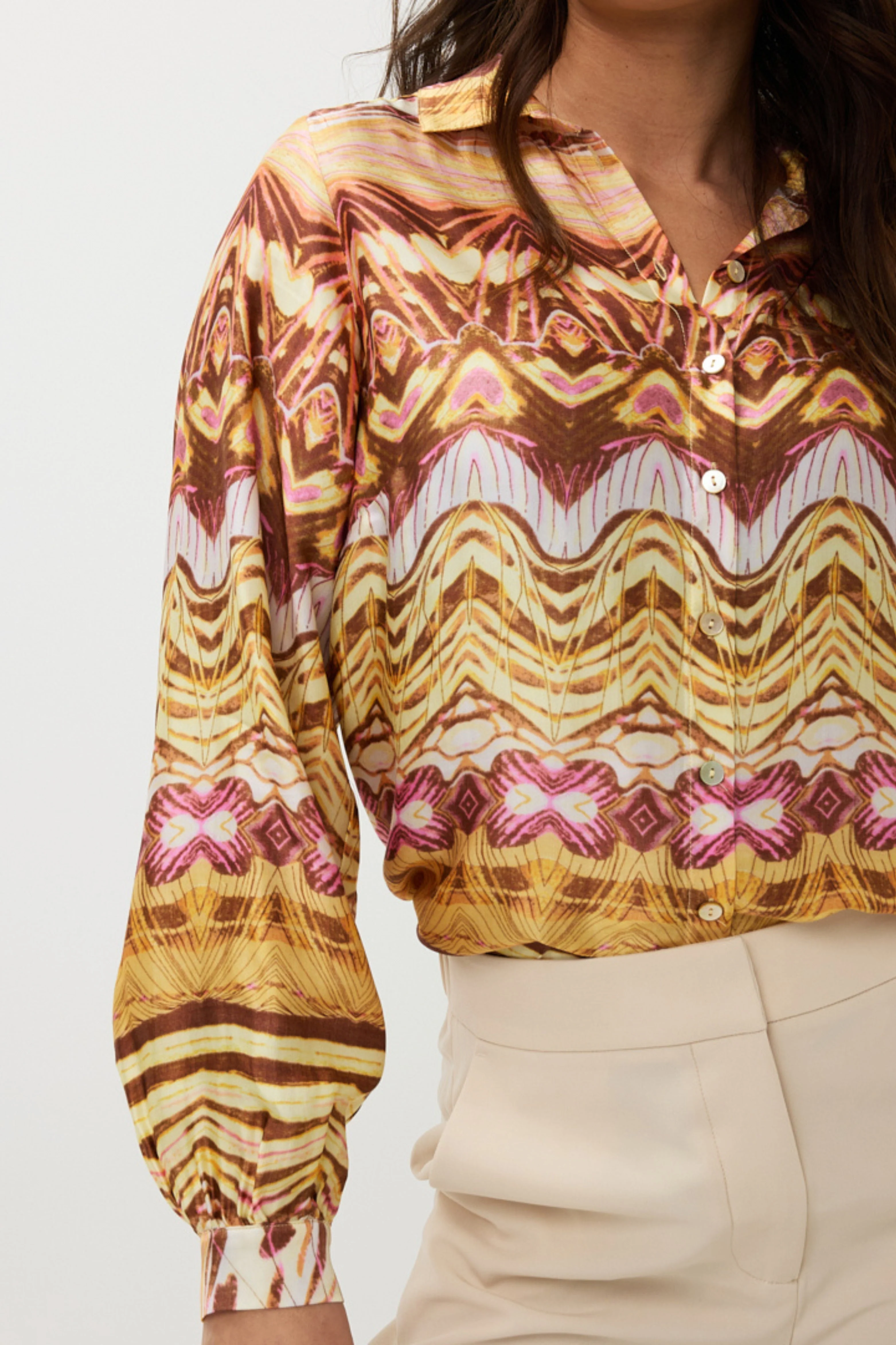 Blouse Basic Dreamstory Print SP25.05012 - Image 6