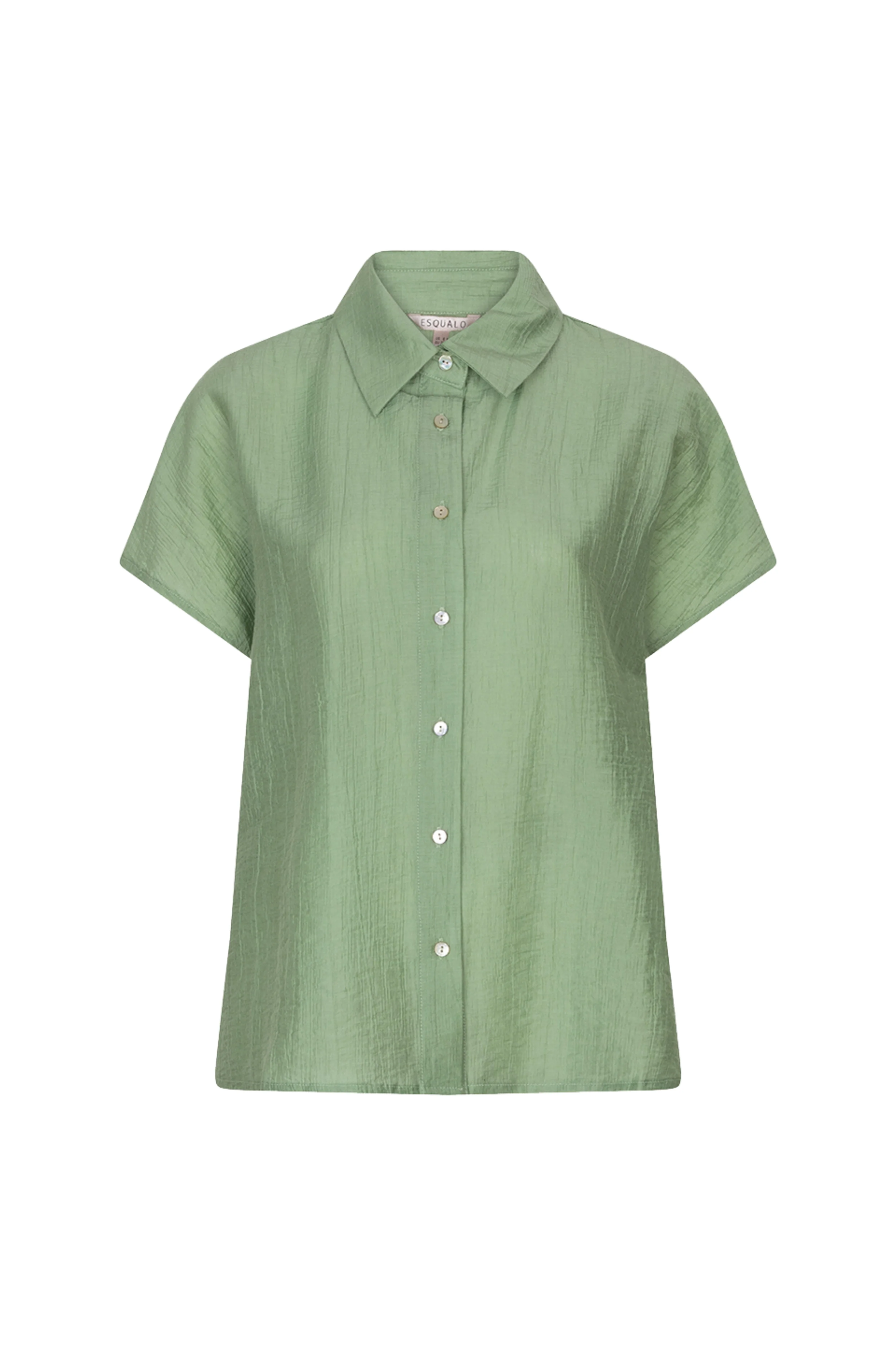 Blouse Batwing Light Crinkle Jungle Green HS26.14218 - Image 2
