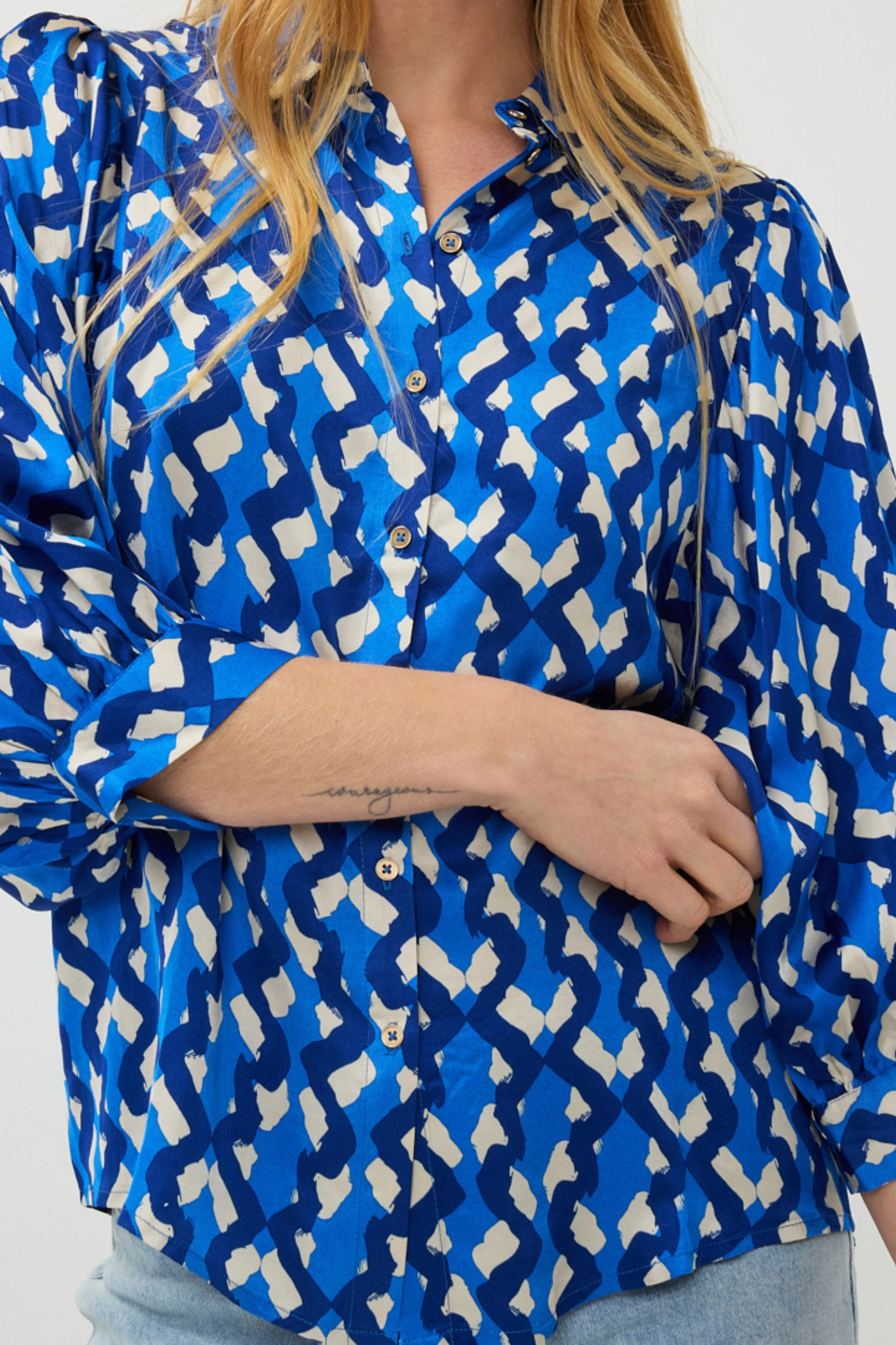 Blouse Big Sleeve Utopia Fantasy Print SP25.14017 - Image 7