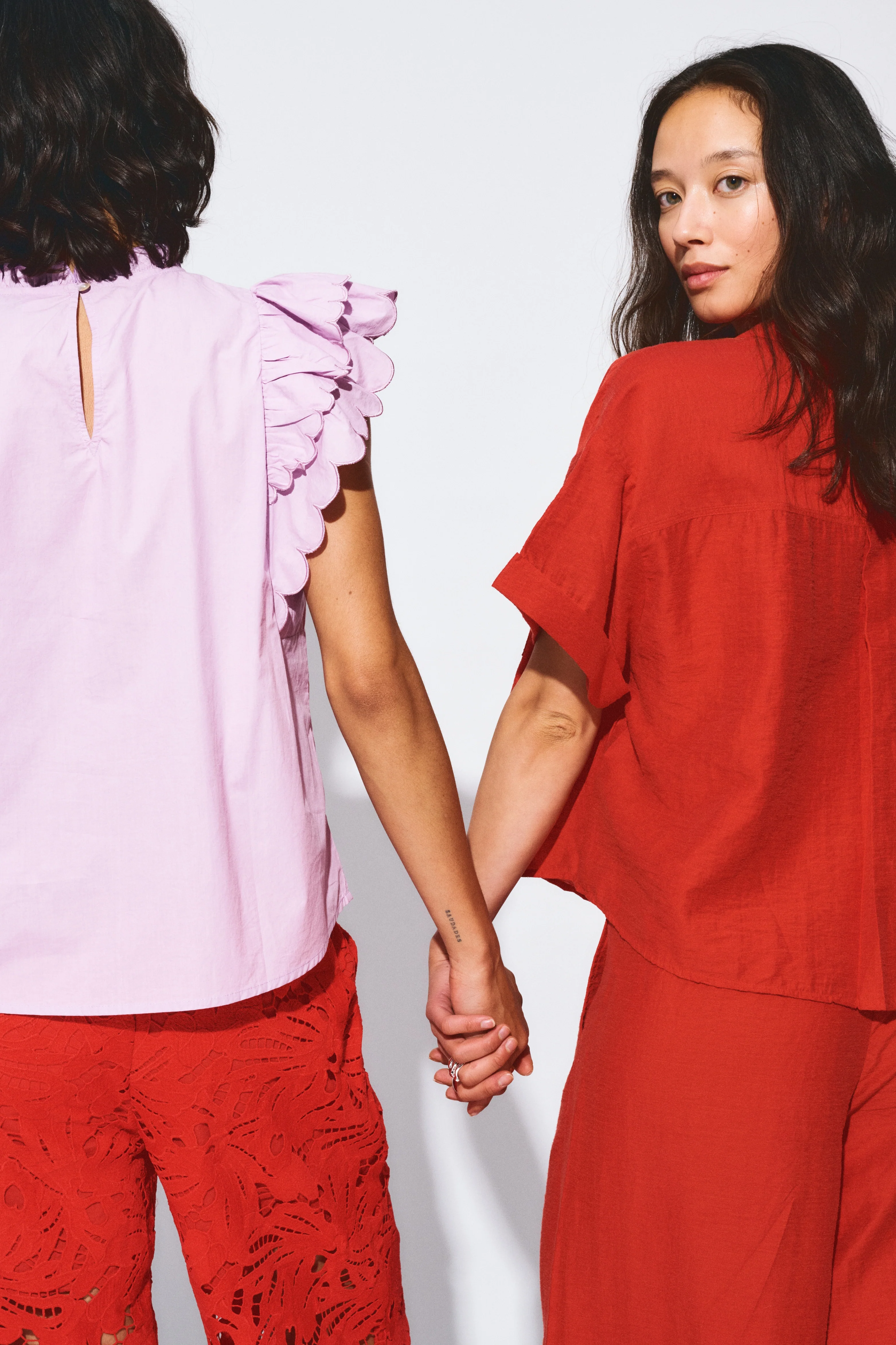 Blouse Bloom Red SP9582 - Image 6