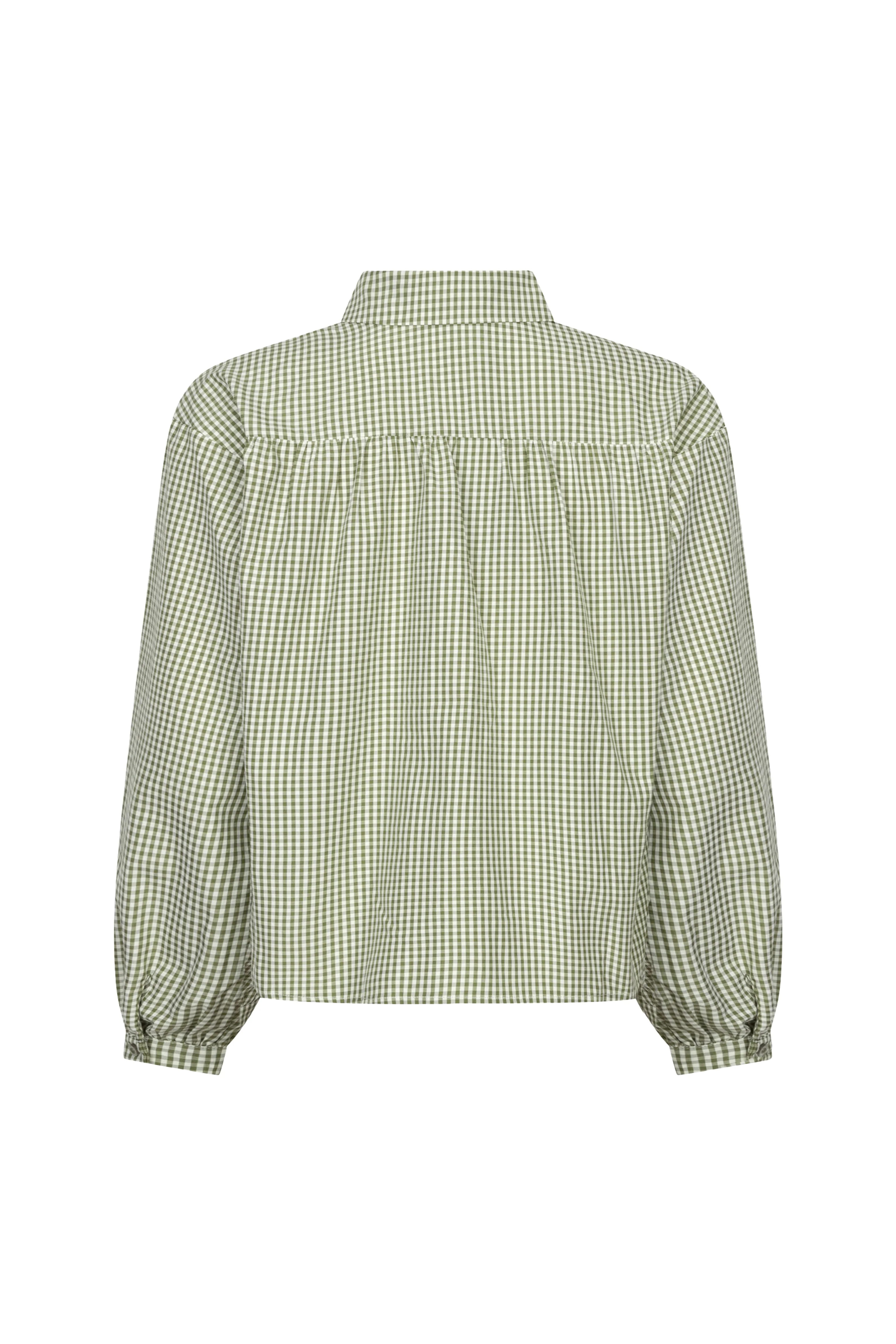 Blouse Brenda Green Check - Image 5