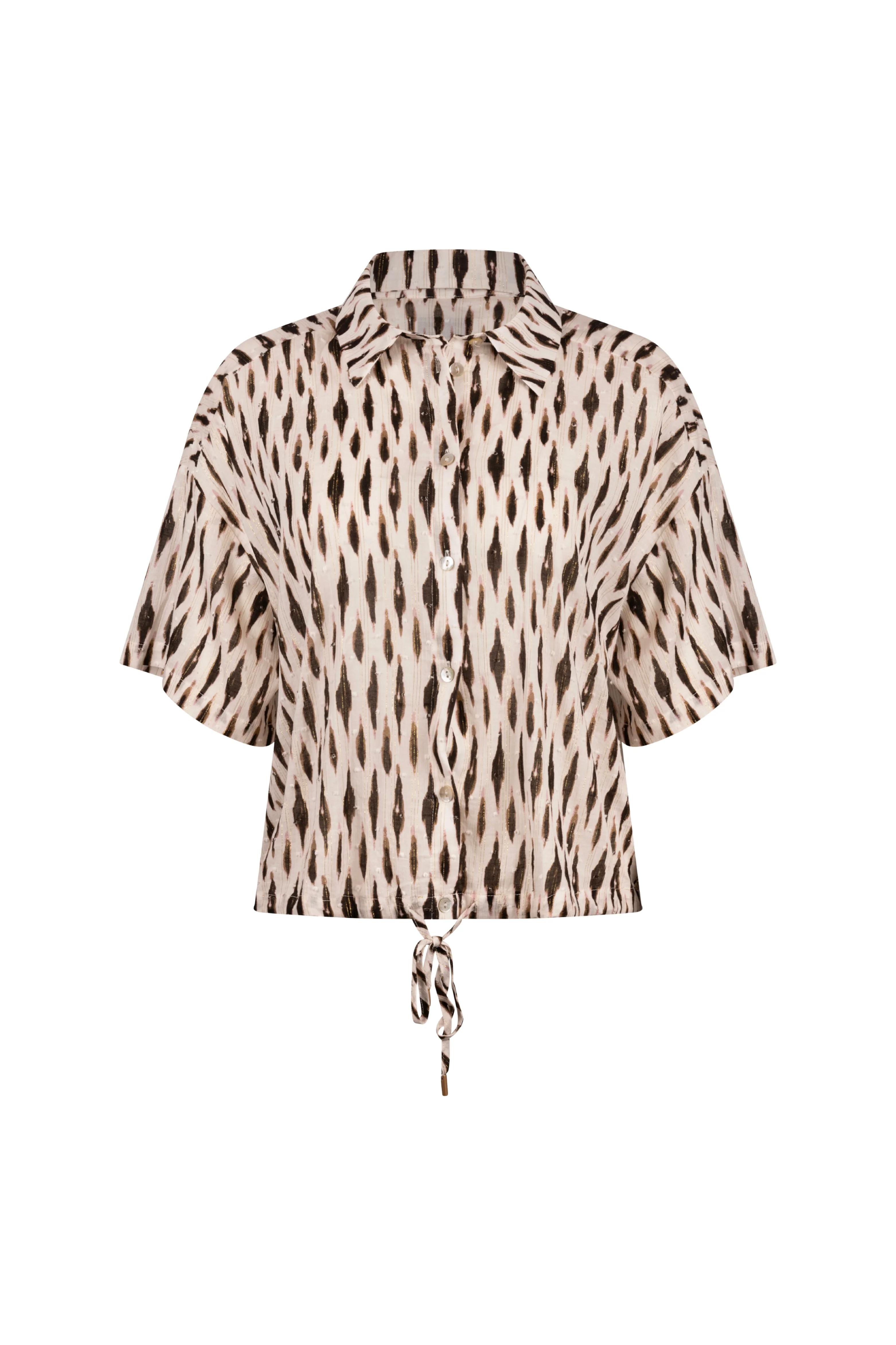 Blouse Britt Print Offwhite Fango NKS02194 - Image 2
