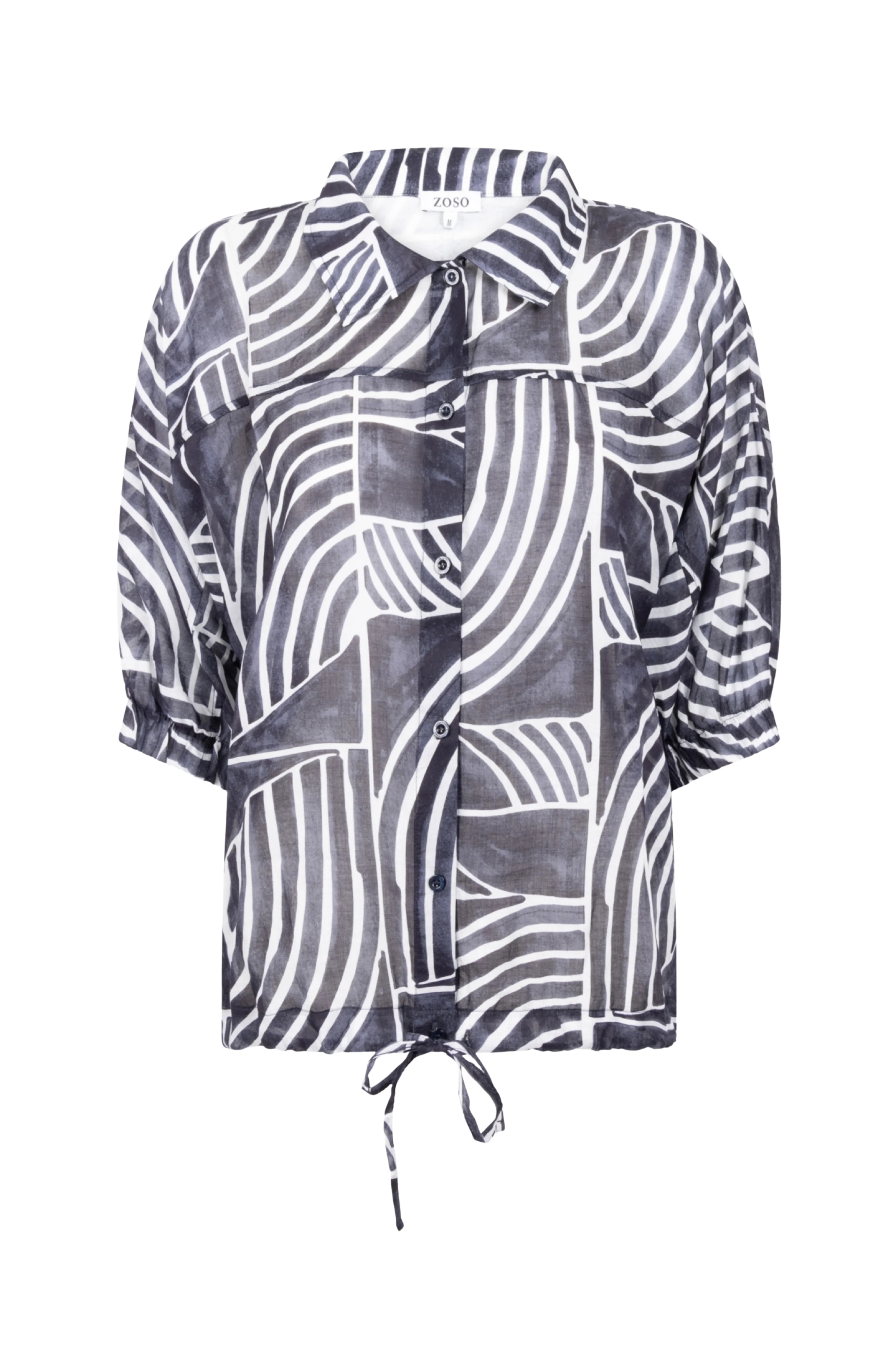 Blouse Coline Navy 262 - Image 2