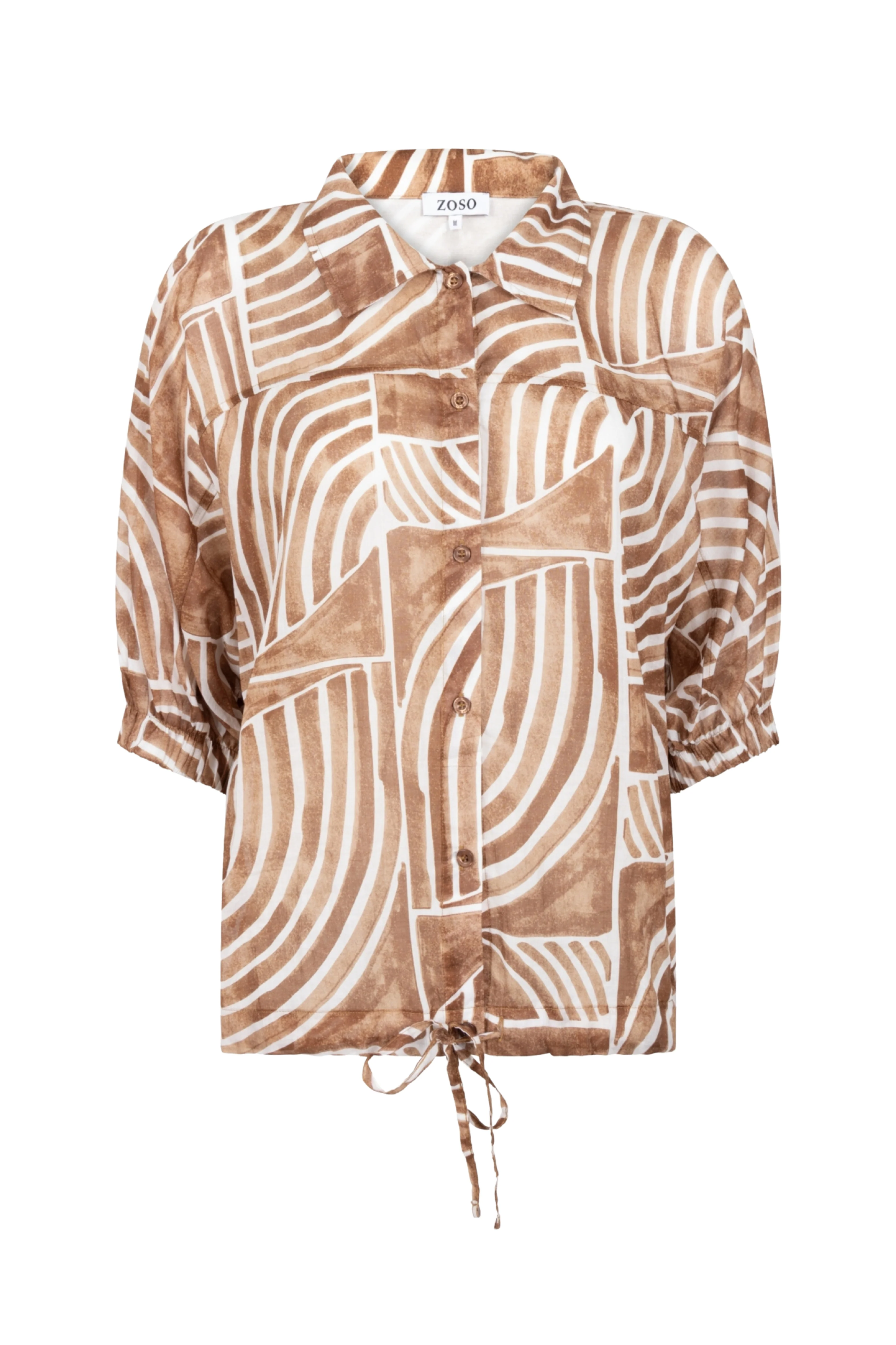 Blouse Coline Summer Camel 262 - Image 2