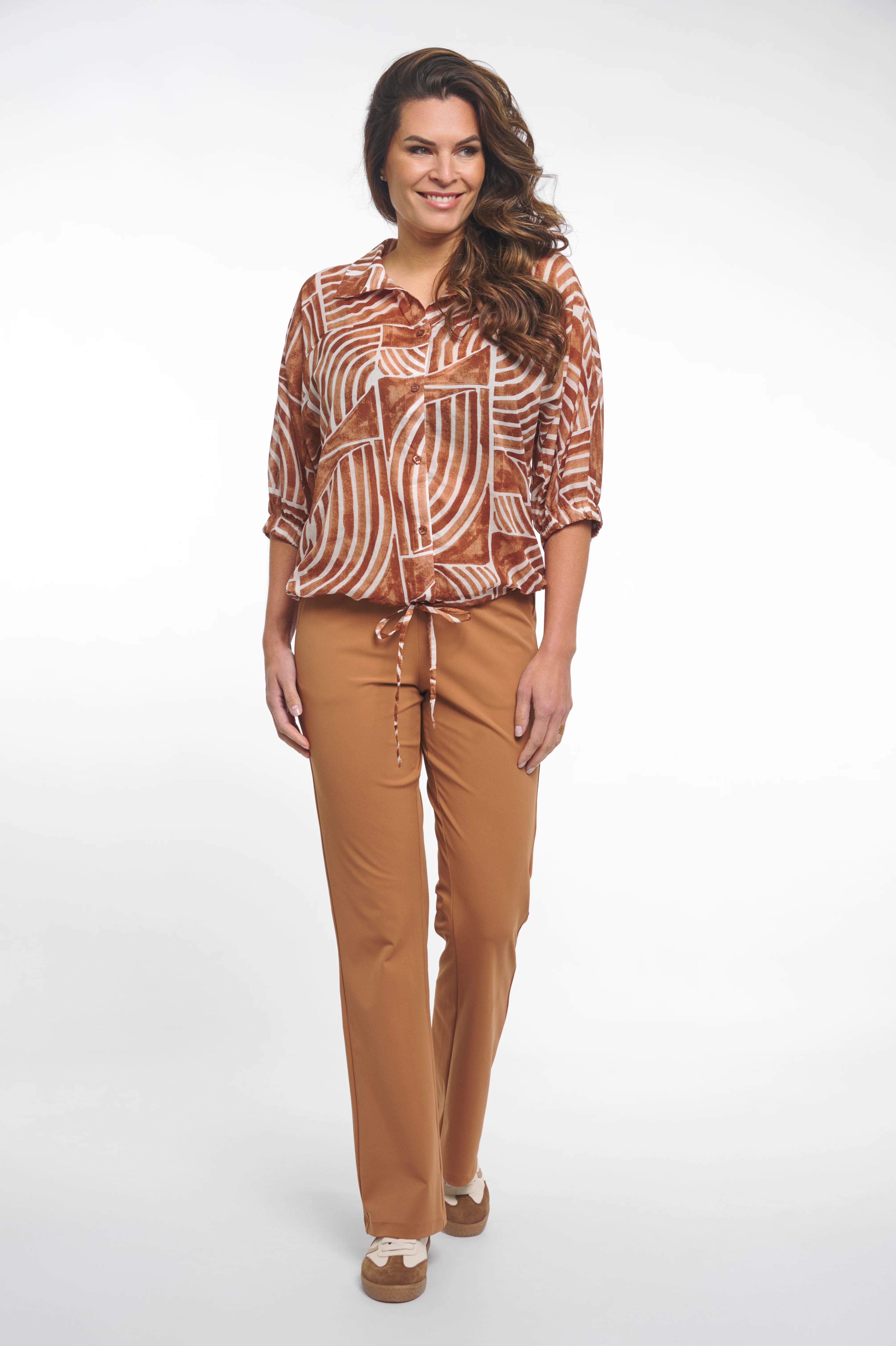 Blouse Coline Summer Camel 262 - Image 4