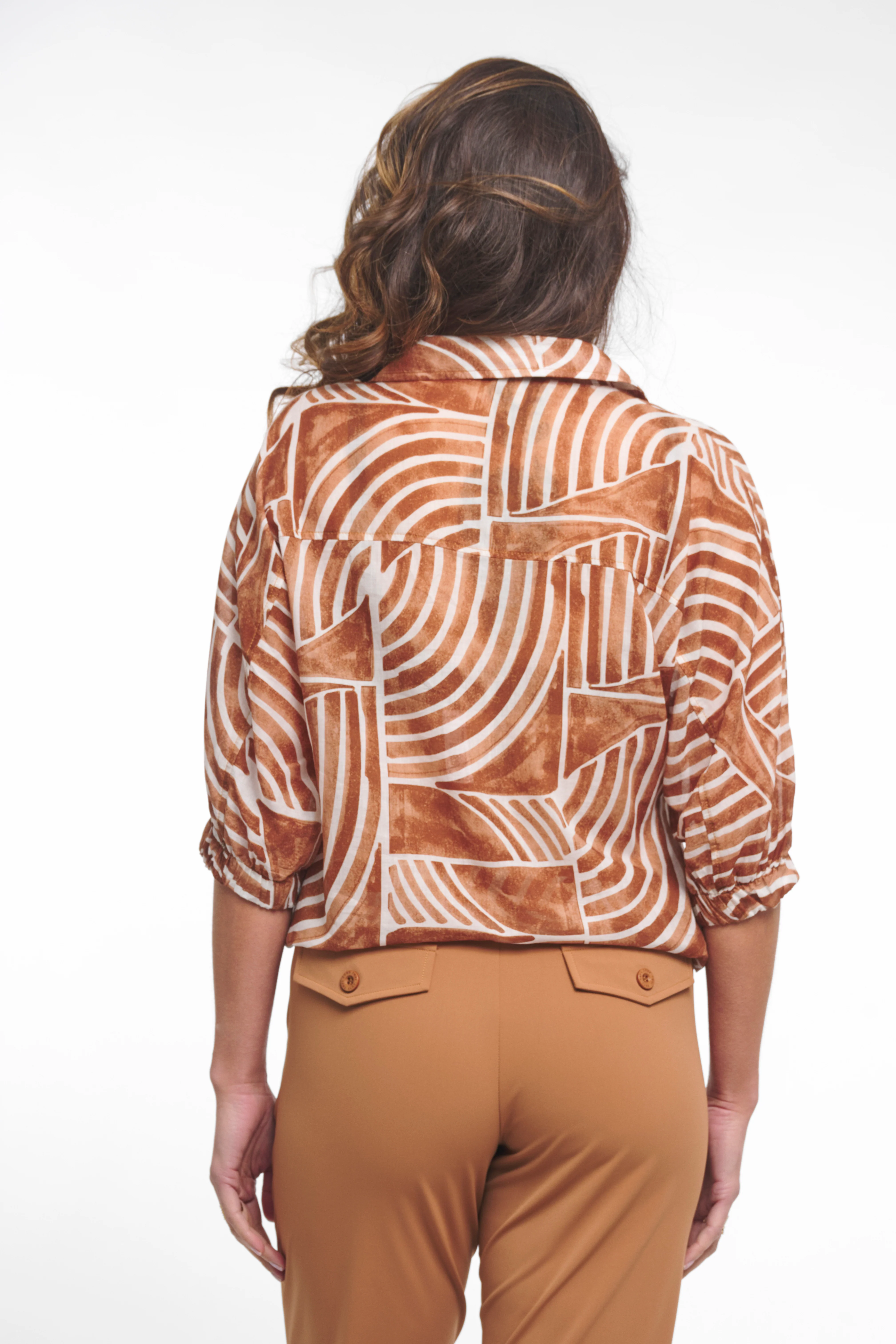 Blouse Coline Summer Camel 262 - Image 7