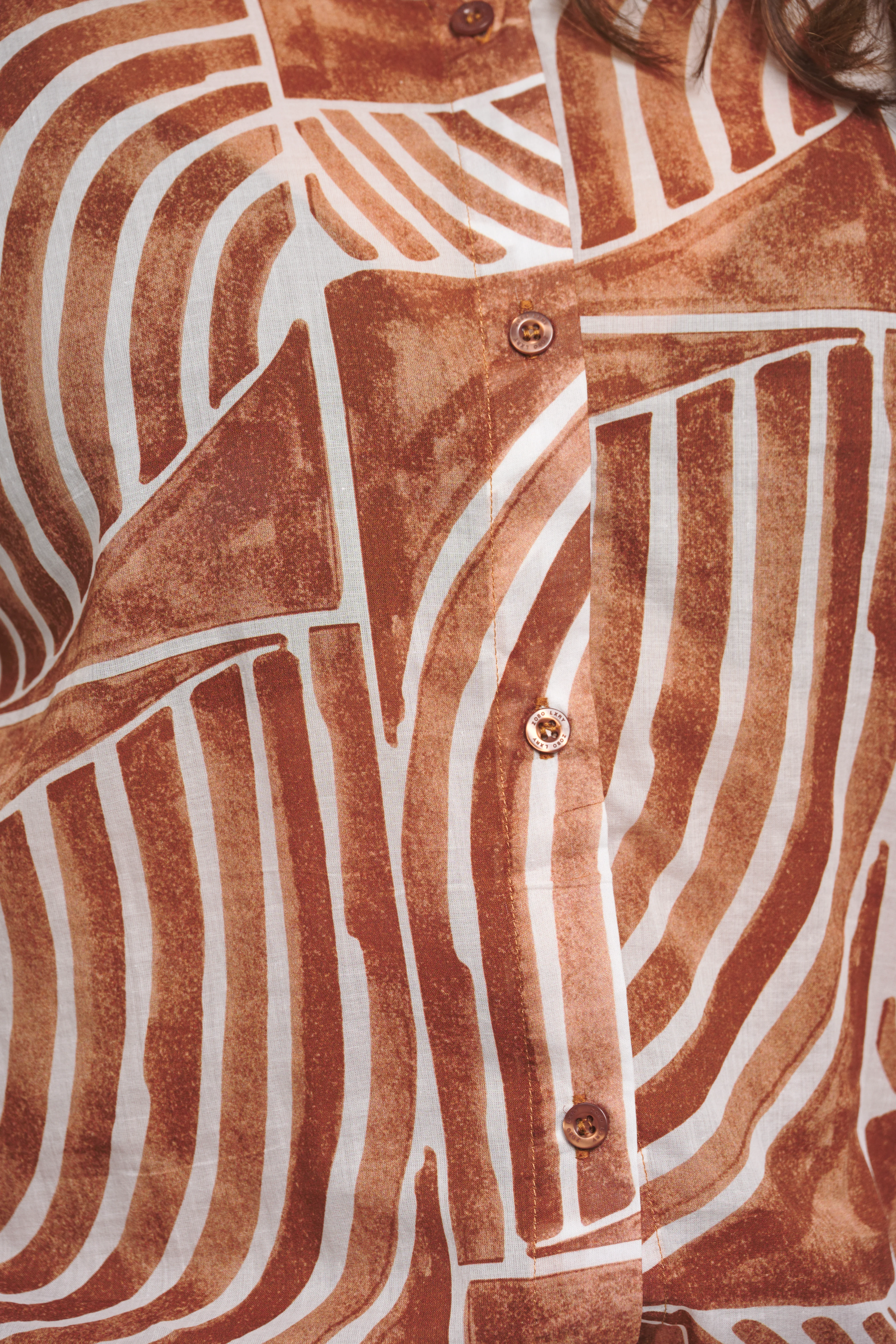 Blouse Coline Summer Camel 262 - Image 8