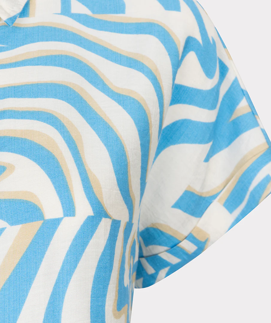 Blouse Electric Zebra Print HS25.10213 - Image 4