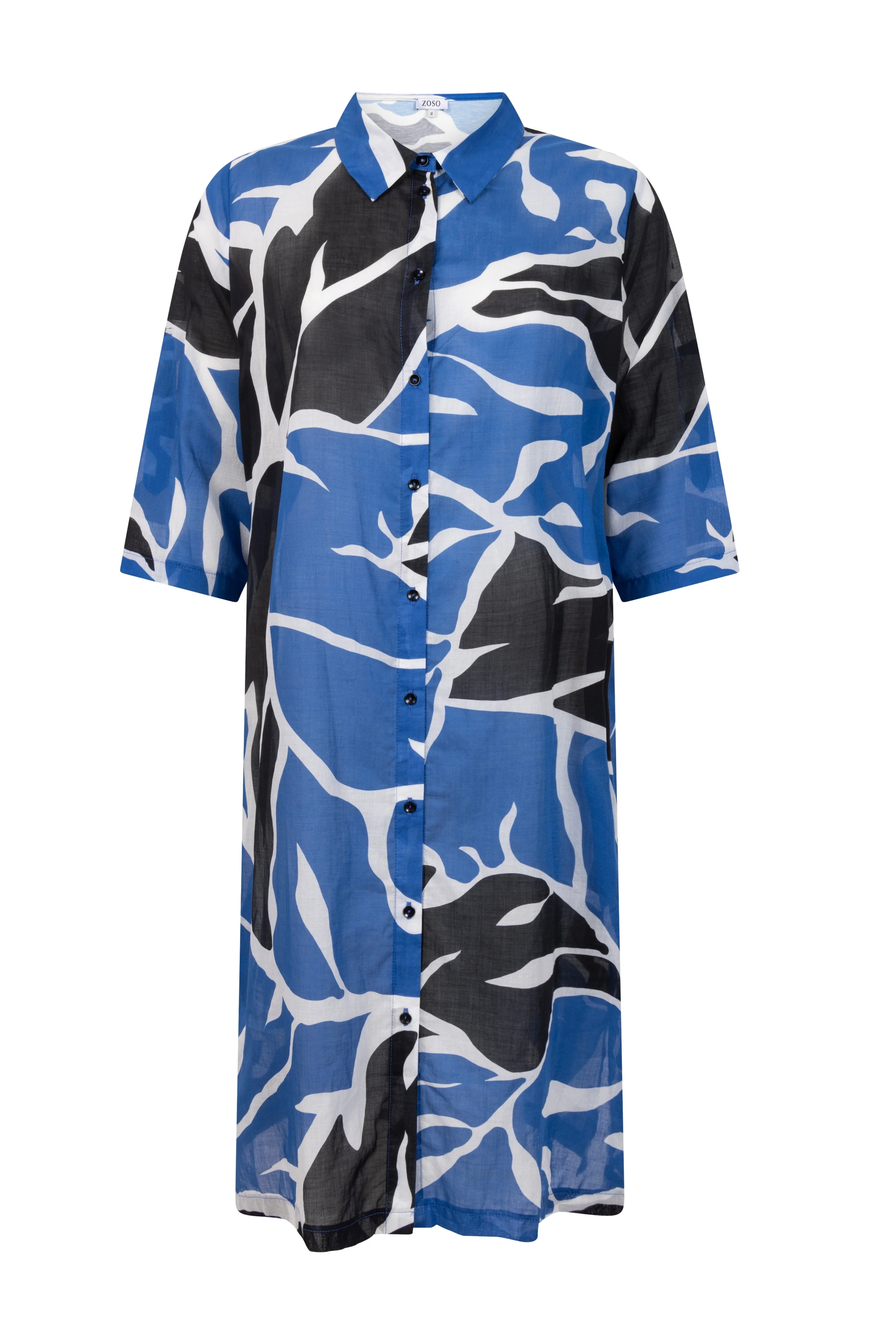 Blouse Elize Cobalt Black 253 - Image 2