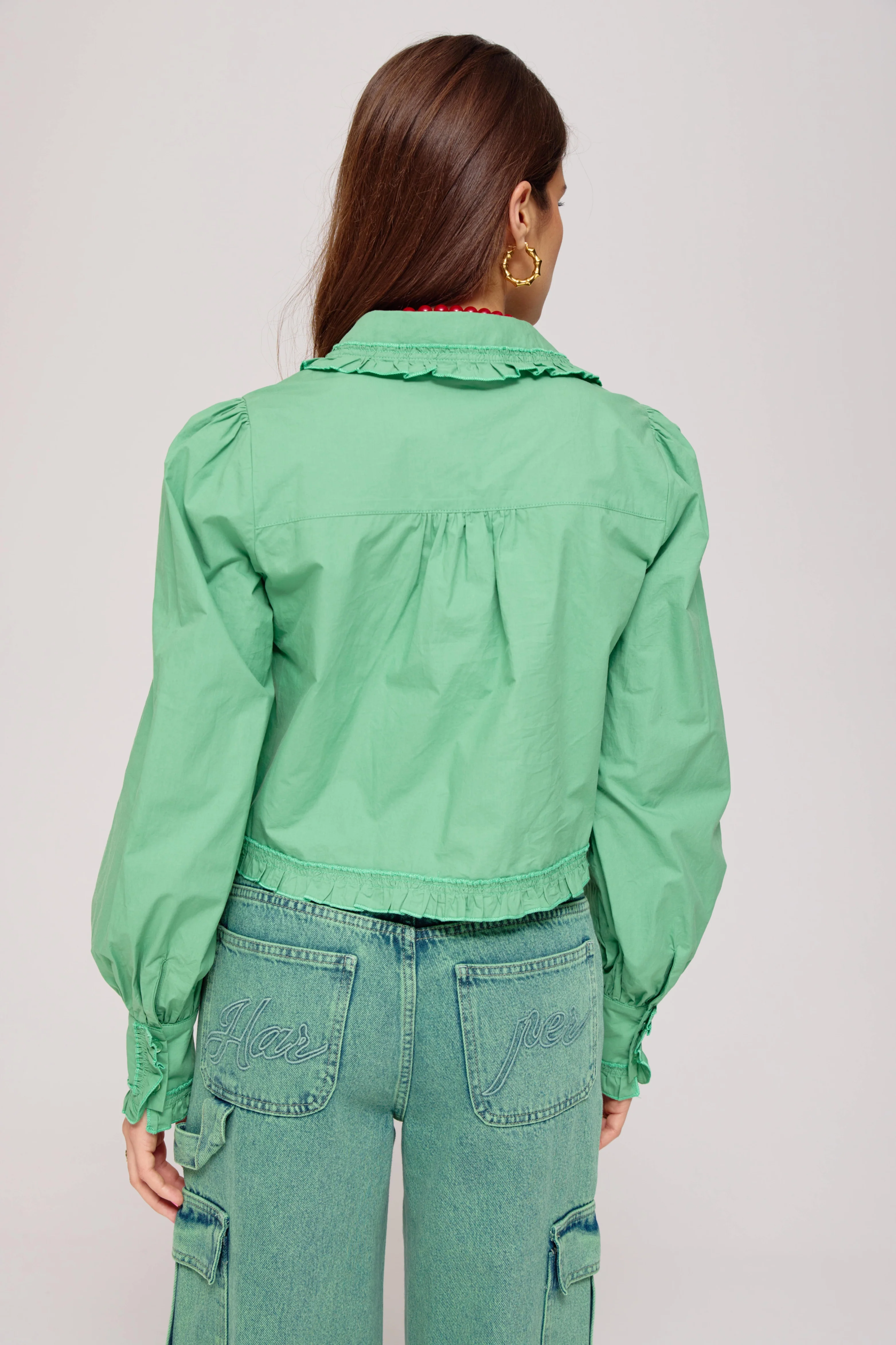 Blouse Ellie Peppermint Green AW25P603 - Image 3