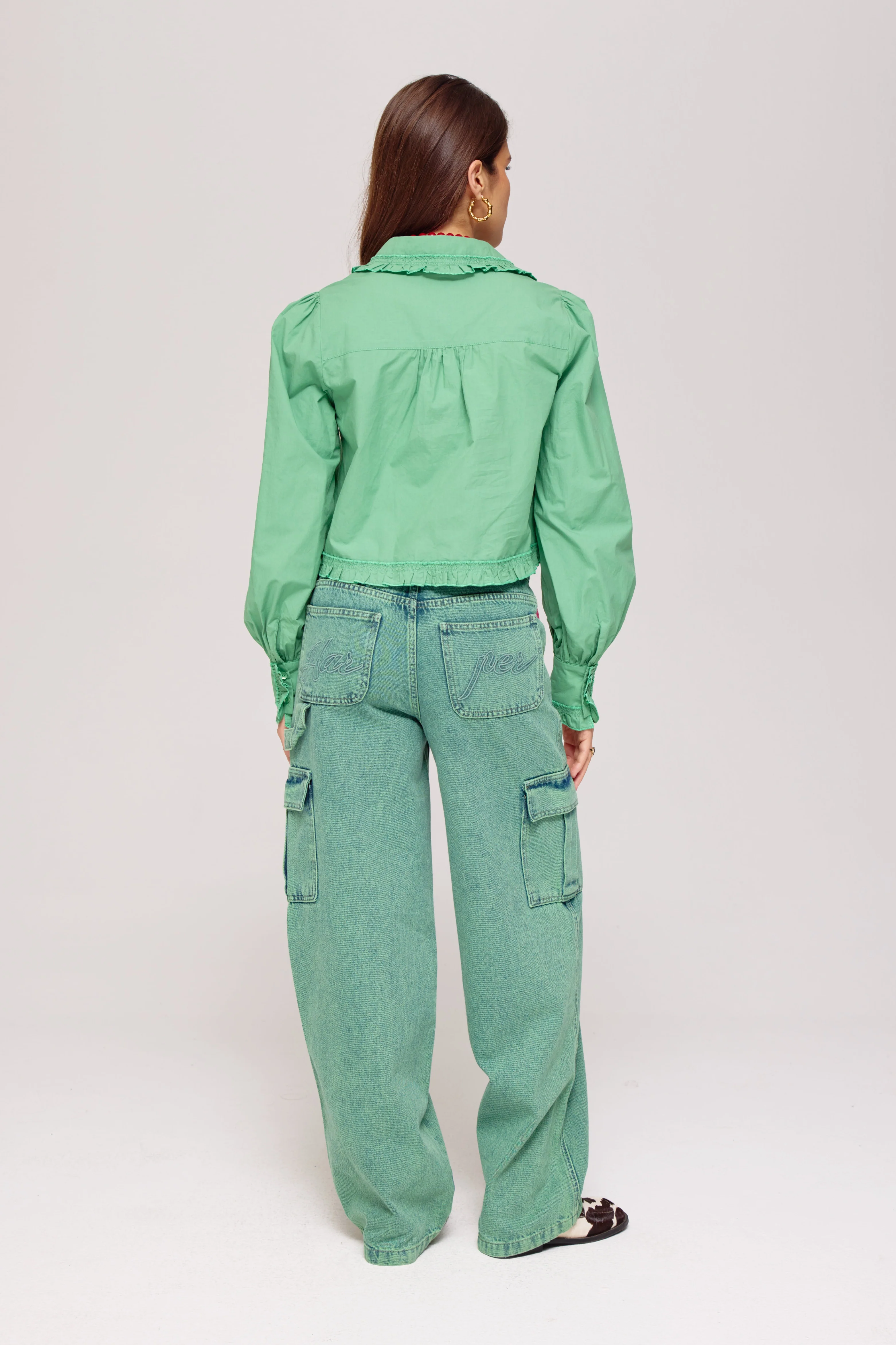 Blouse Ellie Peppermint Green AW25P603 - Image 6