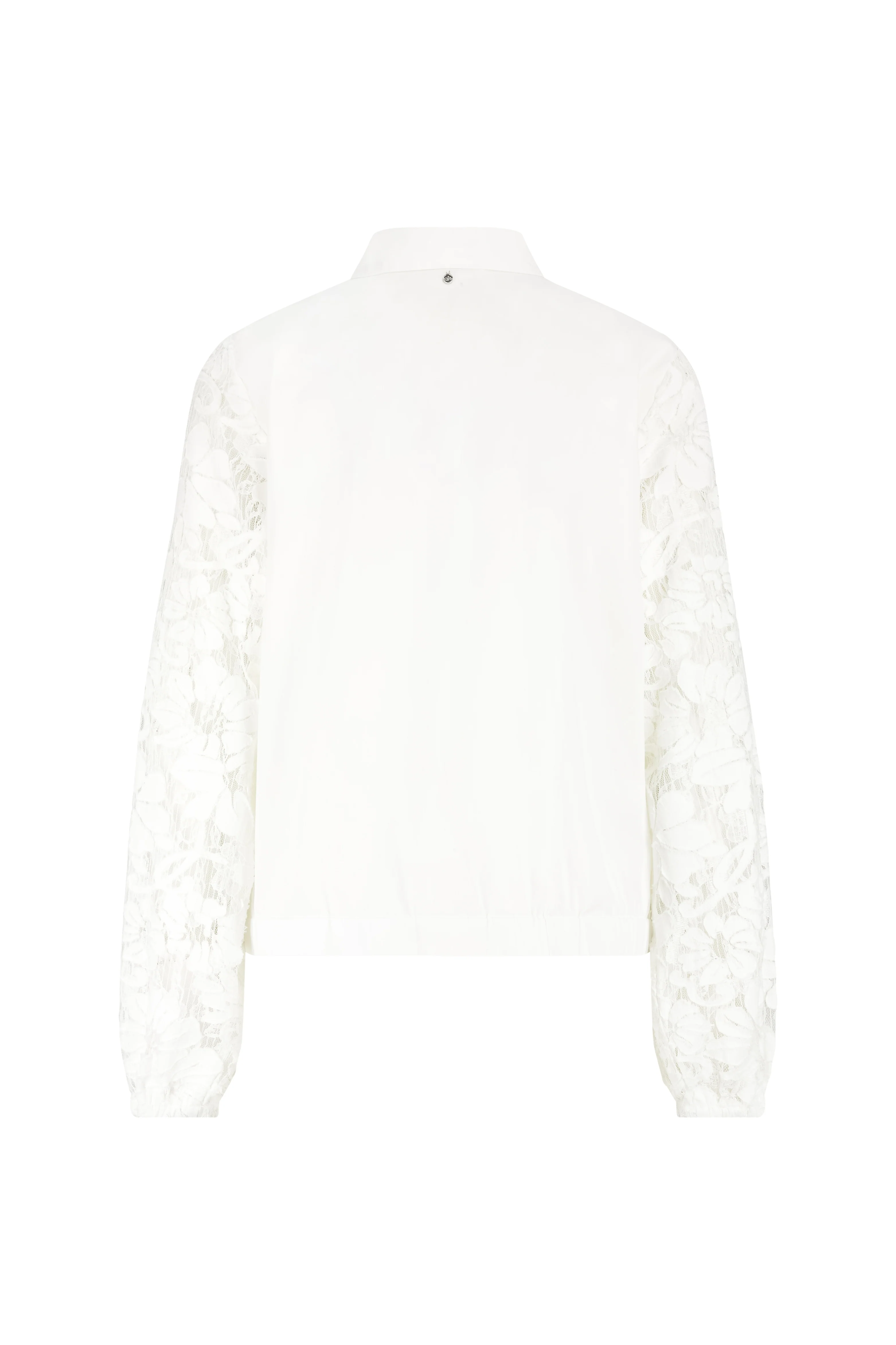 Blouse Fancy Lace Sleeves Offwhite C35-19-301 1 - Image 4