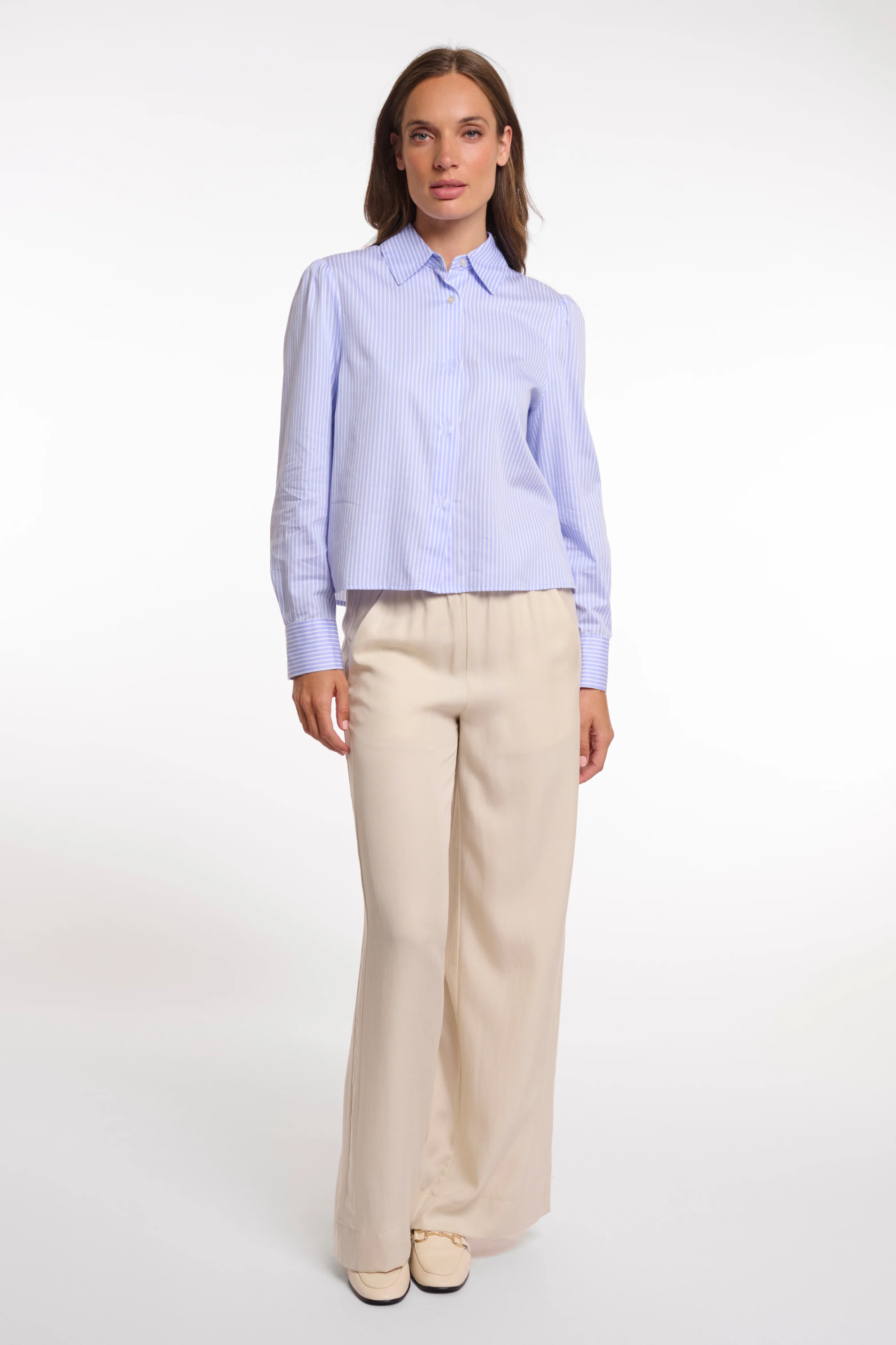 Blouse Felise Blue Striped - Image 4