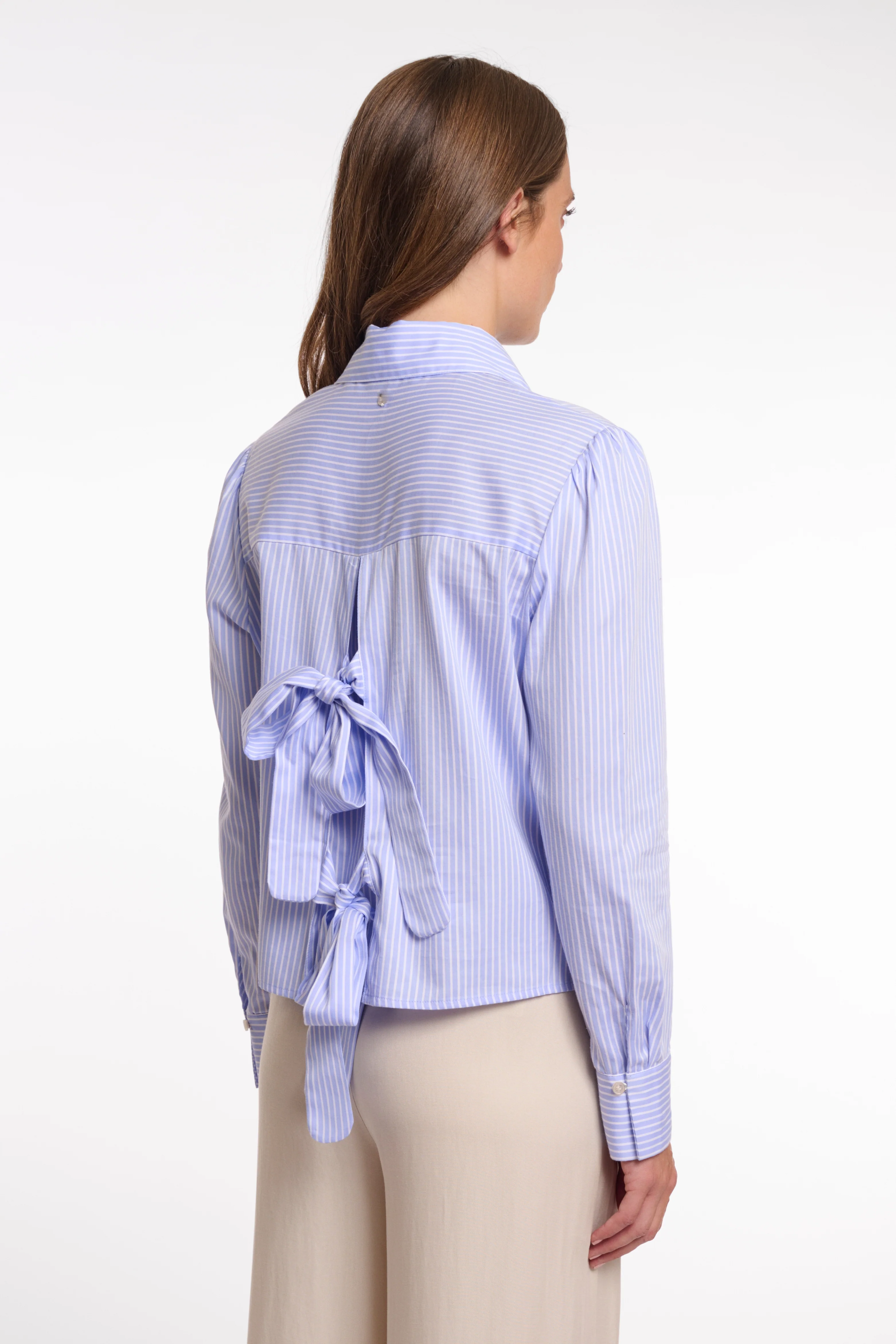 Blouse Felise Blue Striped - Image 6