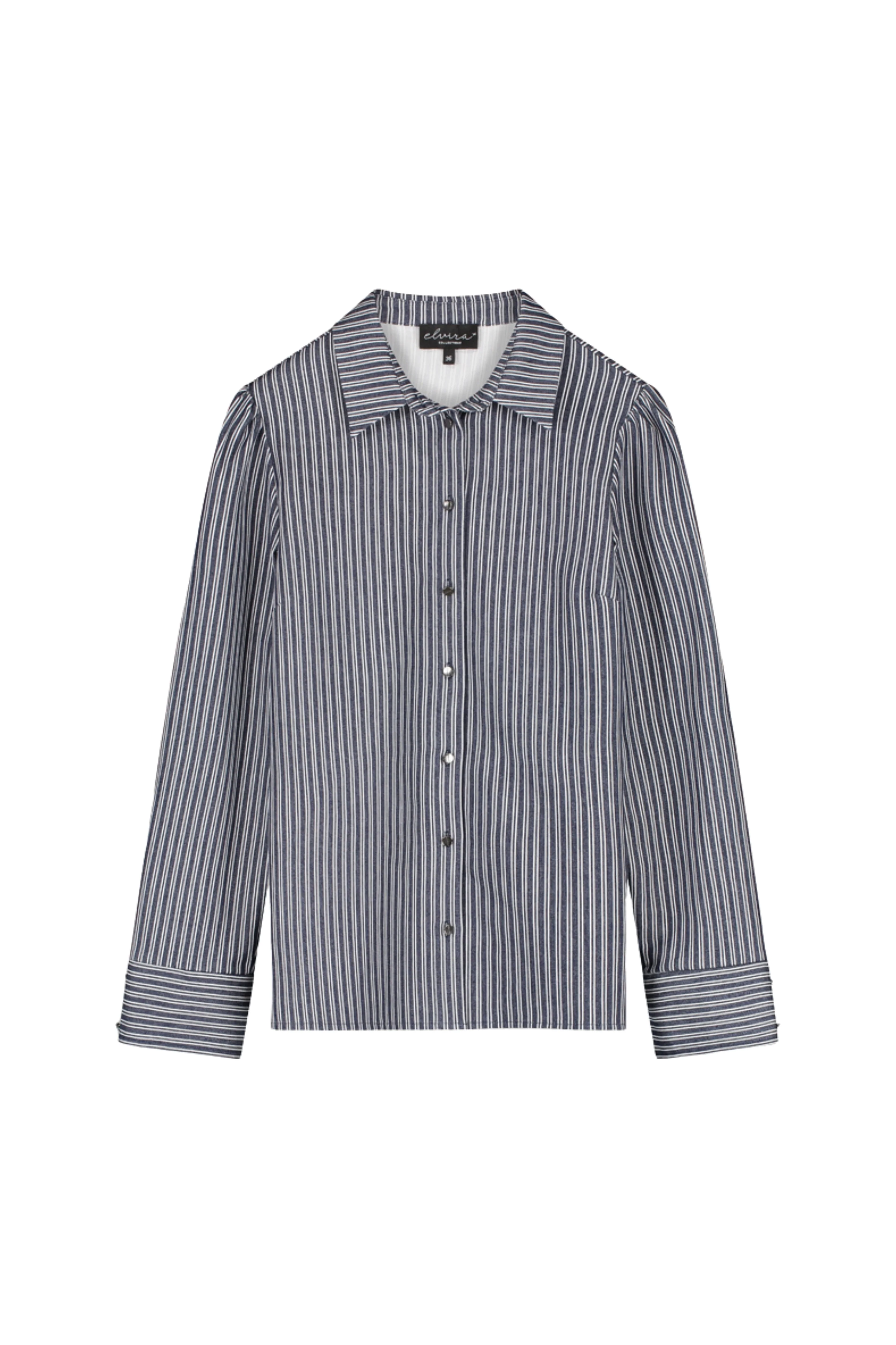 Blouse Fiore Striped Navy - Image 2