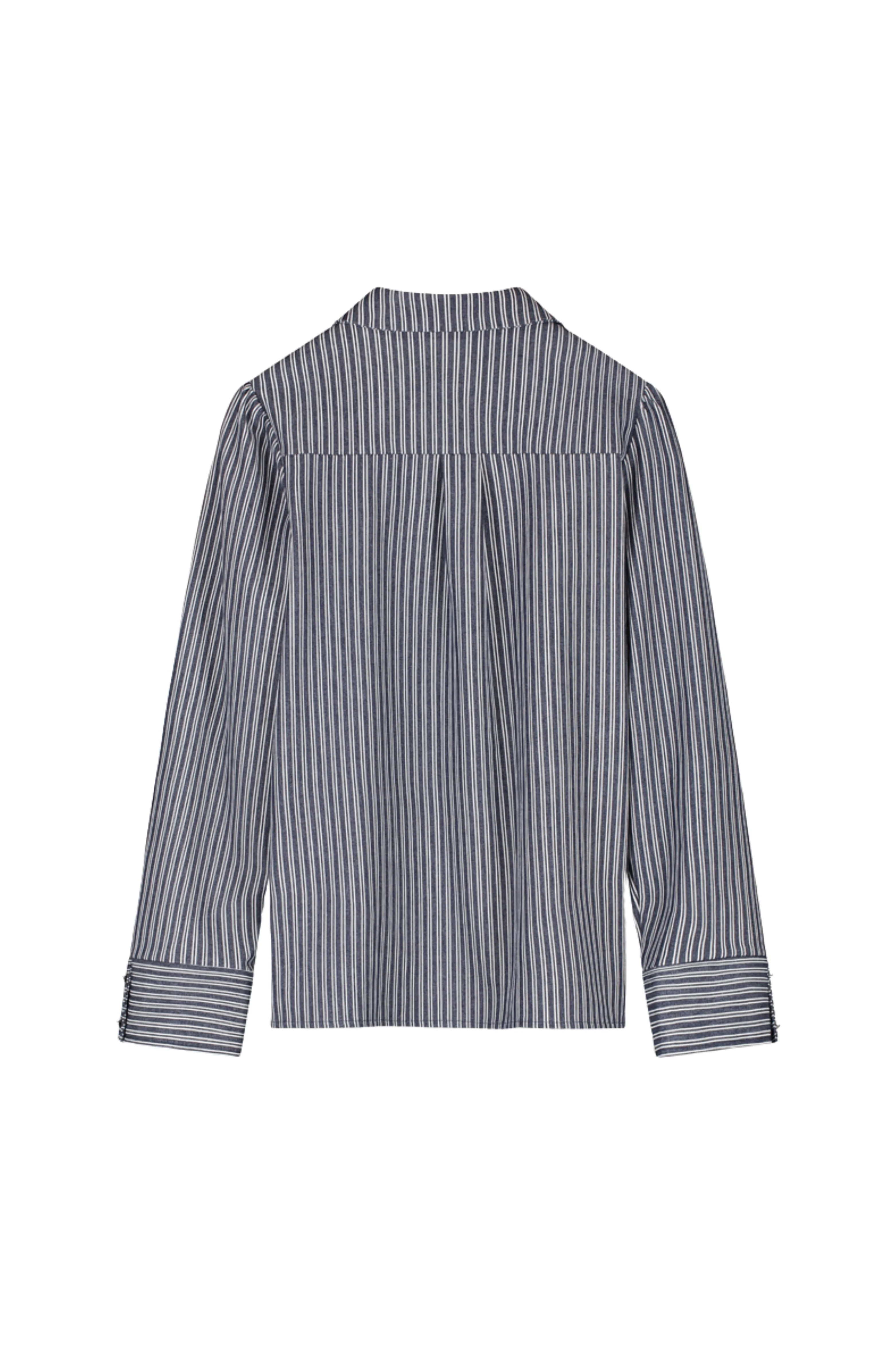 Blouse Fiore Striped Navy - Image 3
