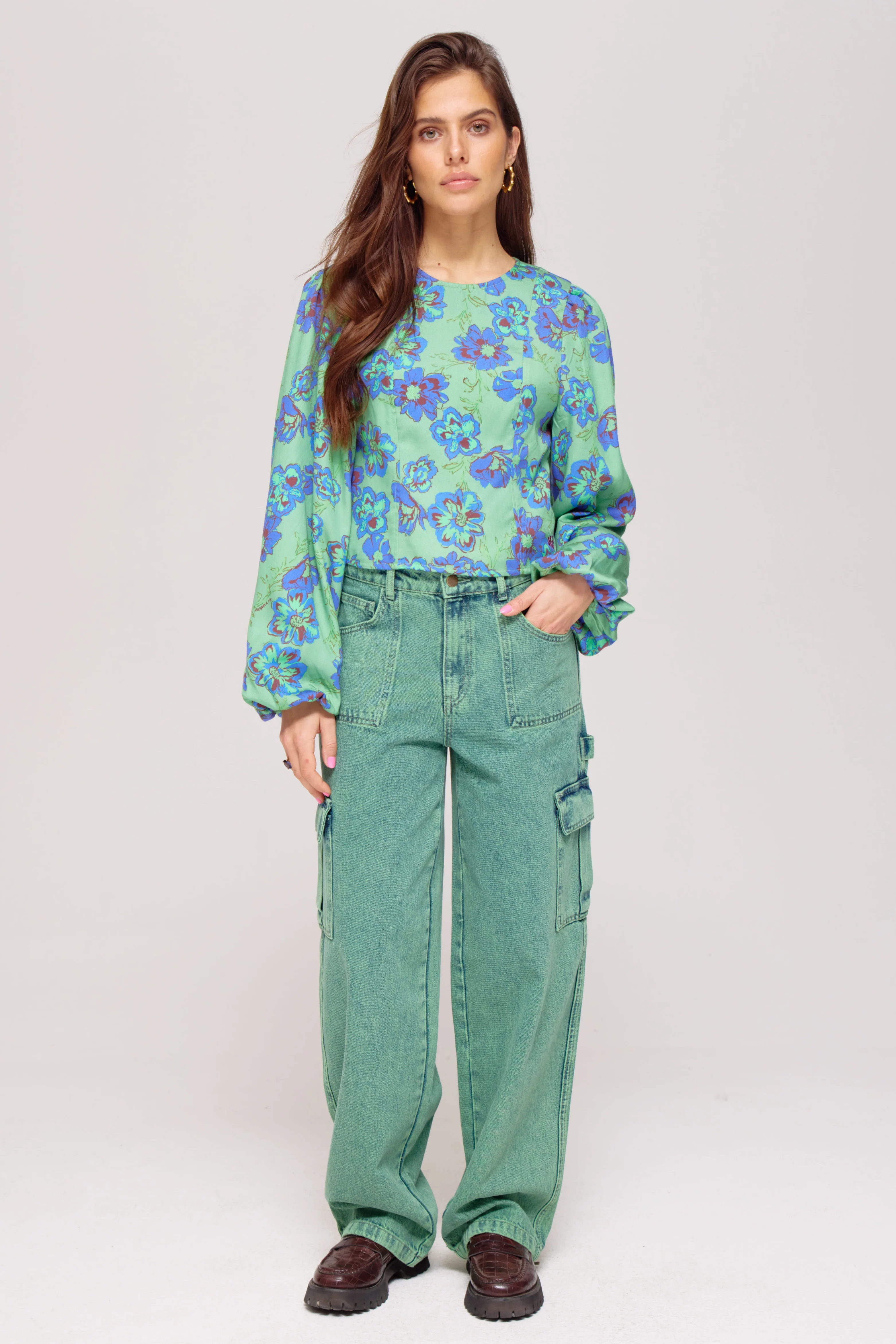 Blouse Floor Forest Flower AW25C601 - Image 6
