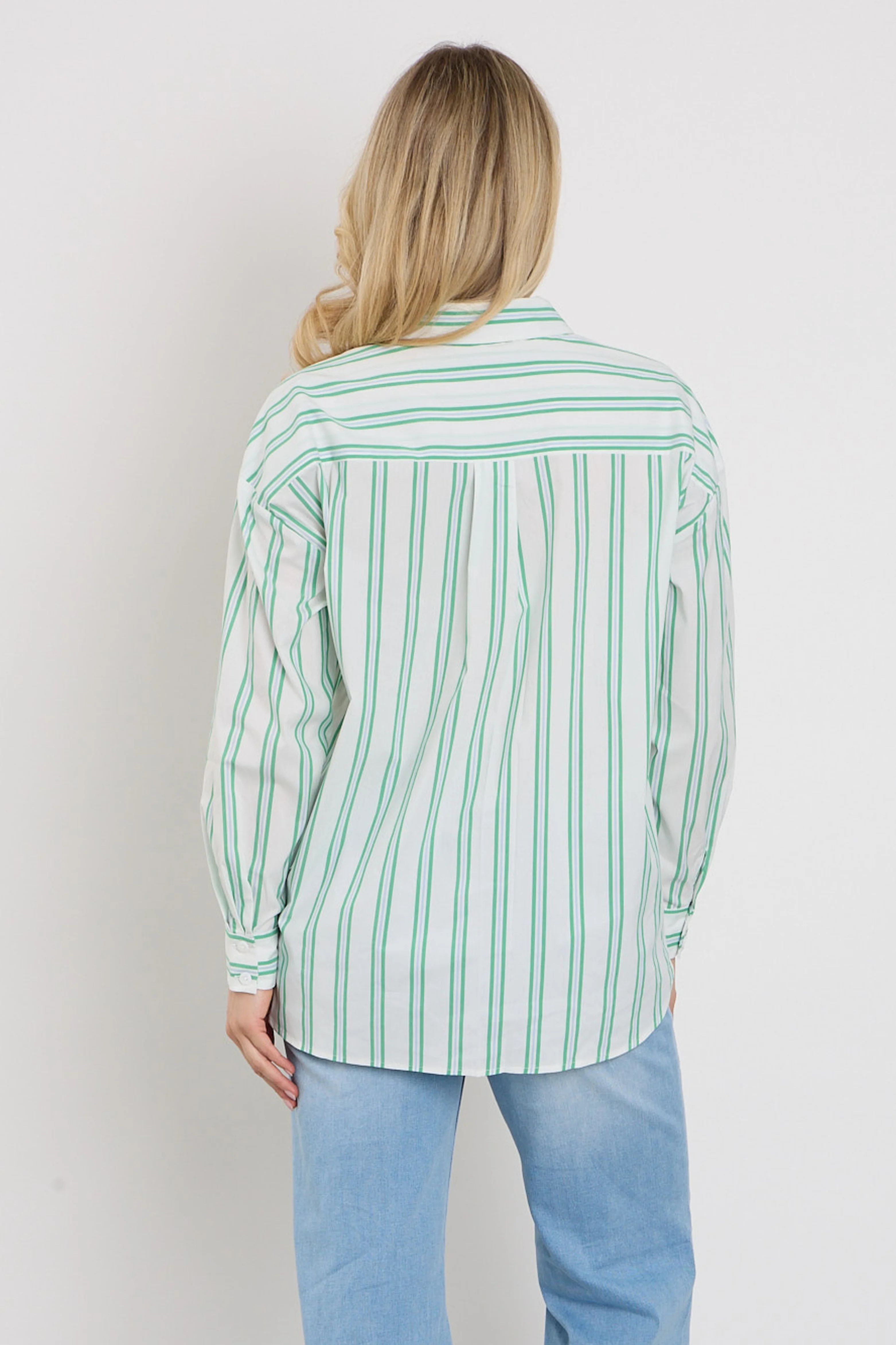 Blouse Fqfina Star Offwhite Bright Green 207500 - Image 2