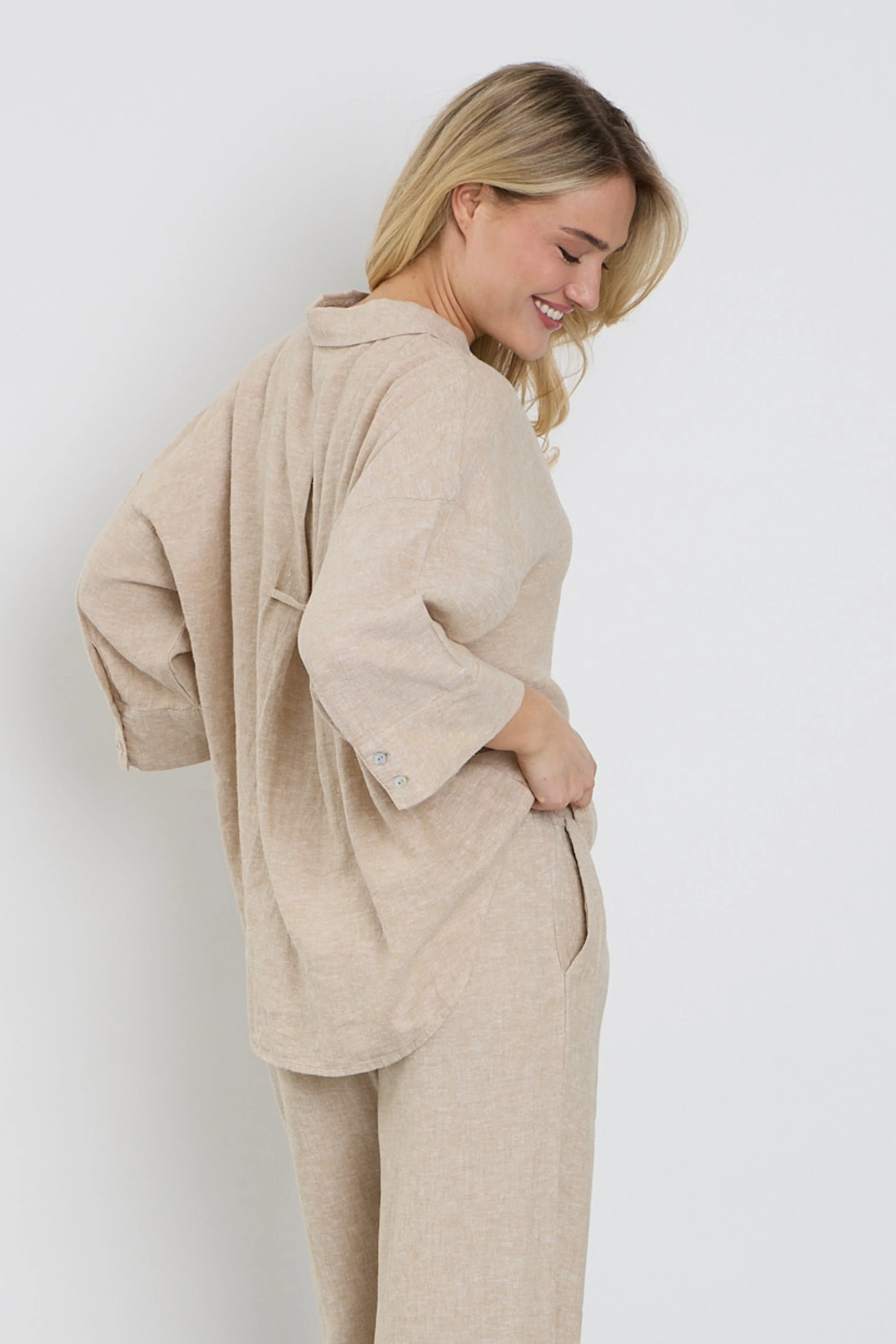 Blouse Fqlava Sand Melange 207870 - Image 2