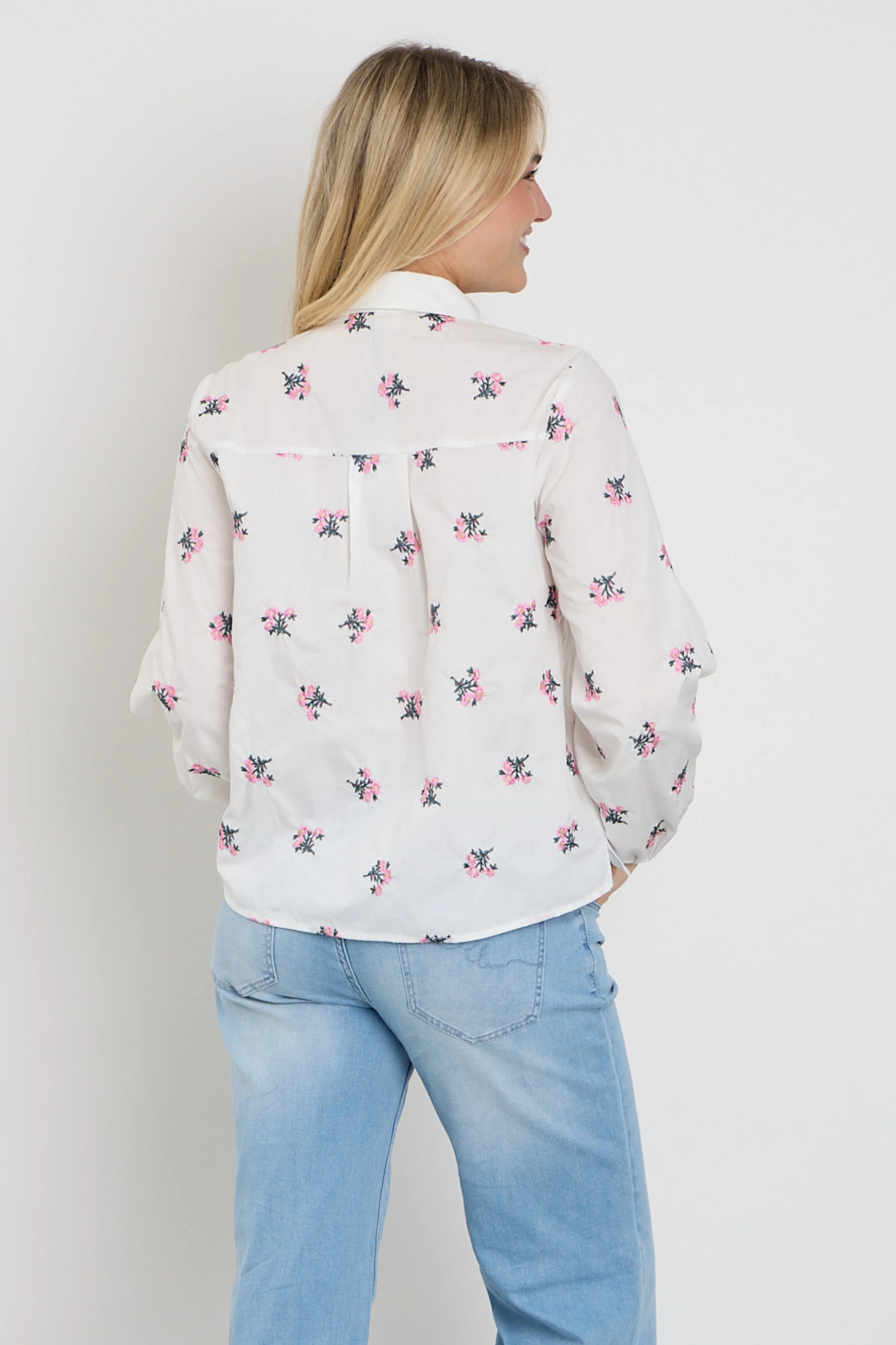 Blouse Fqleila Star Offwhite Wild Orchid 207433 - Image 2