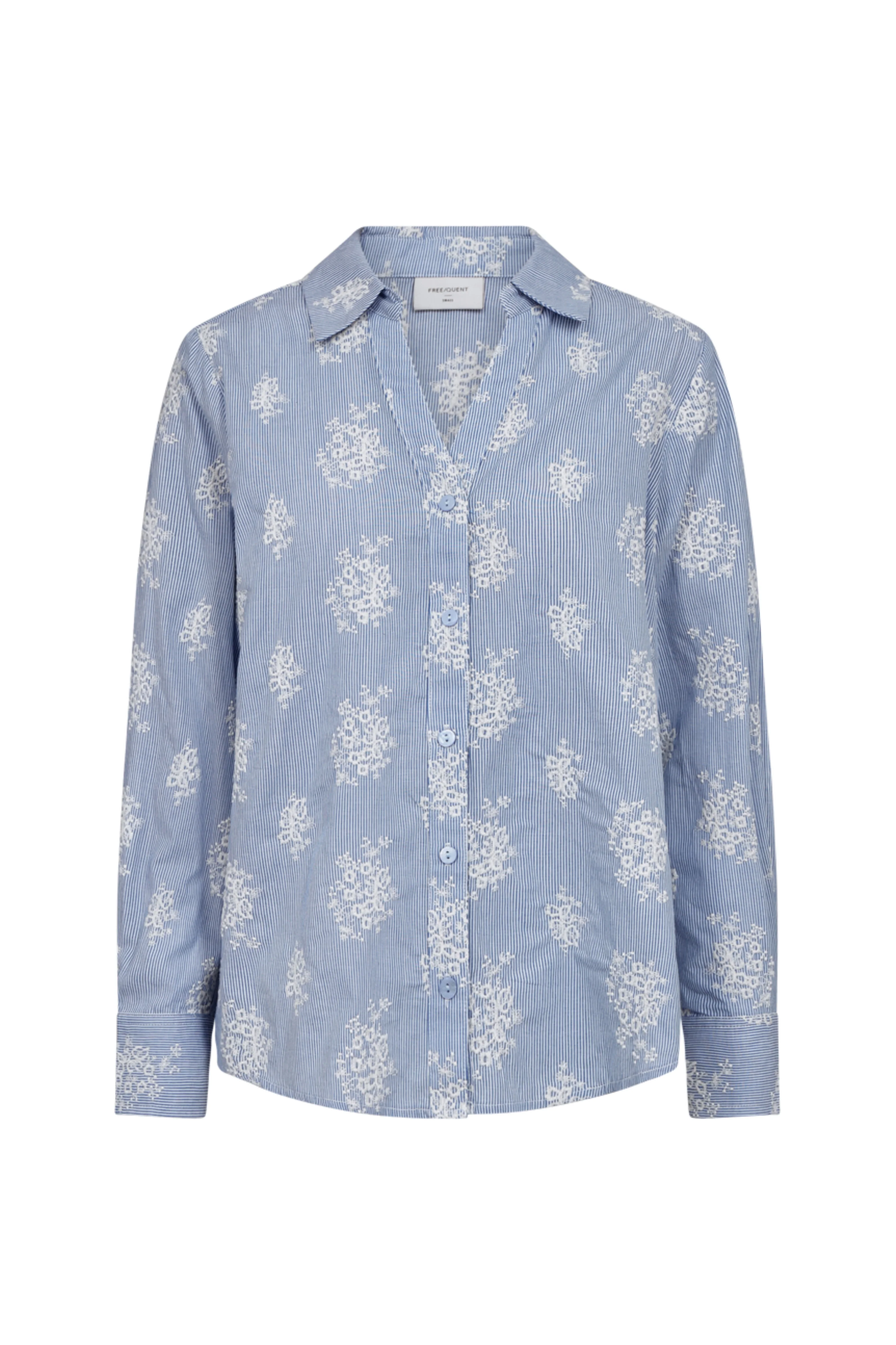 Blouse Fqlela Brilliant White Chambray 208104 - Image 2
