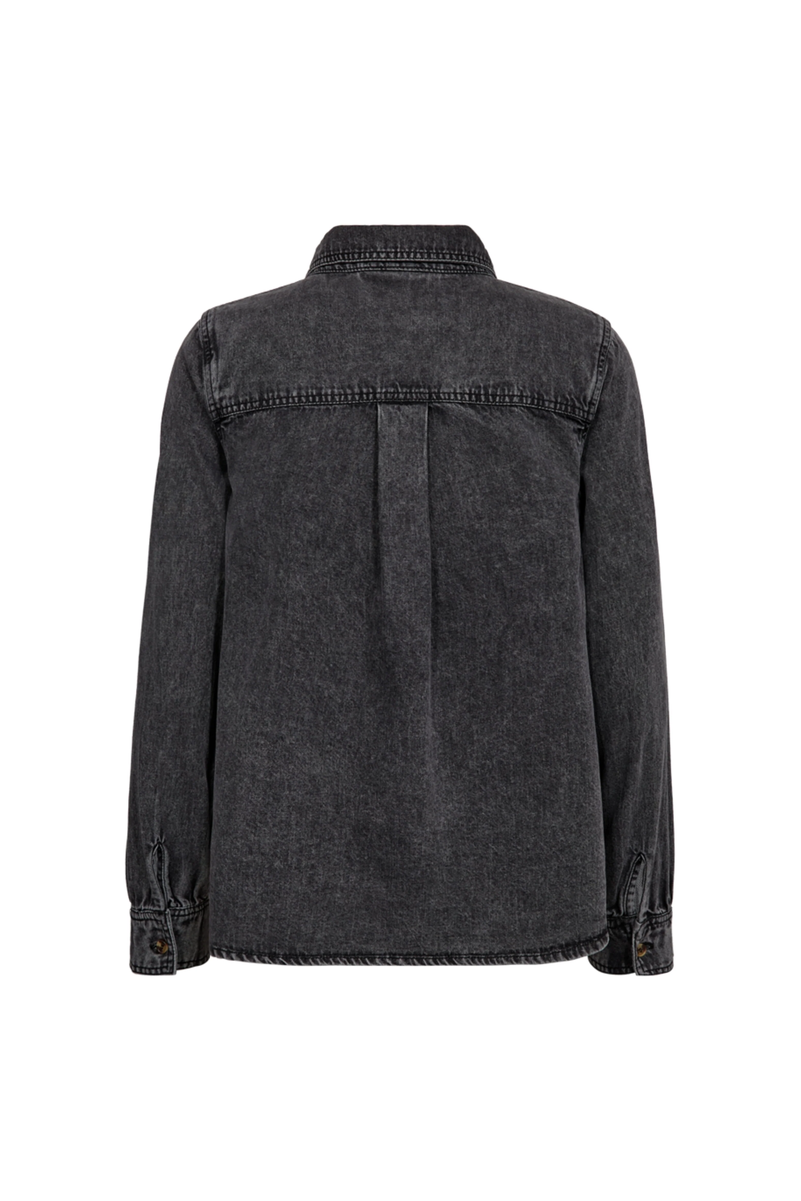 Blouse Fqlisea Vintage Grey Denim 206690 - Image 5